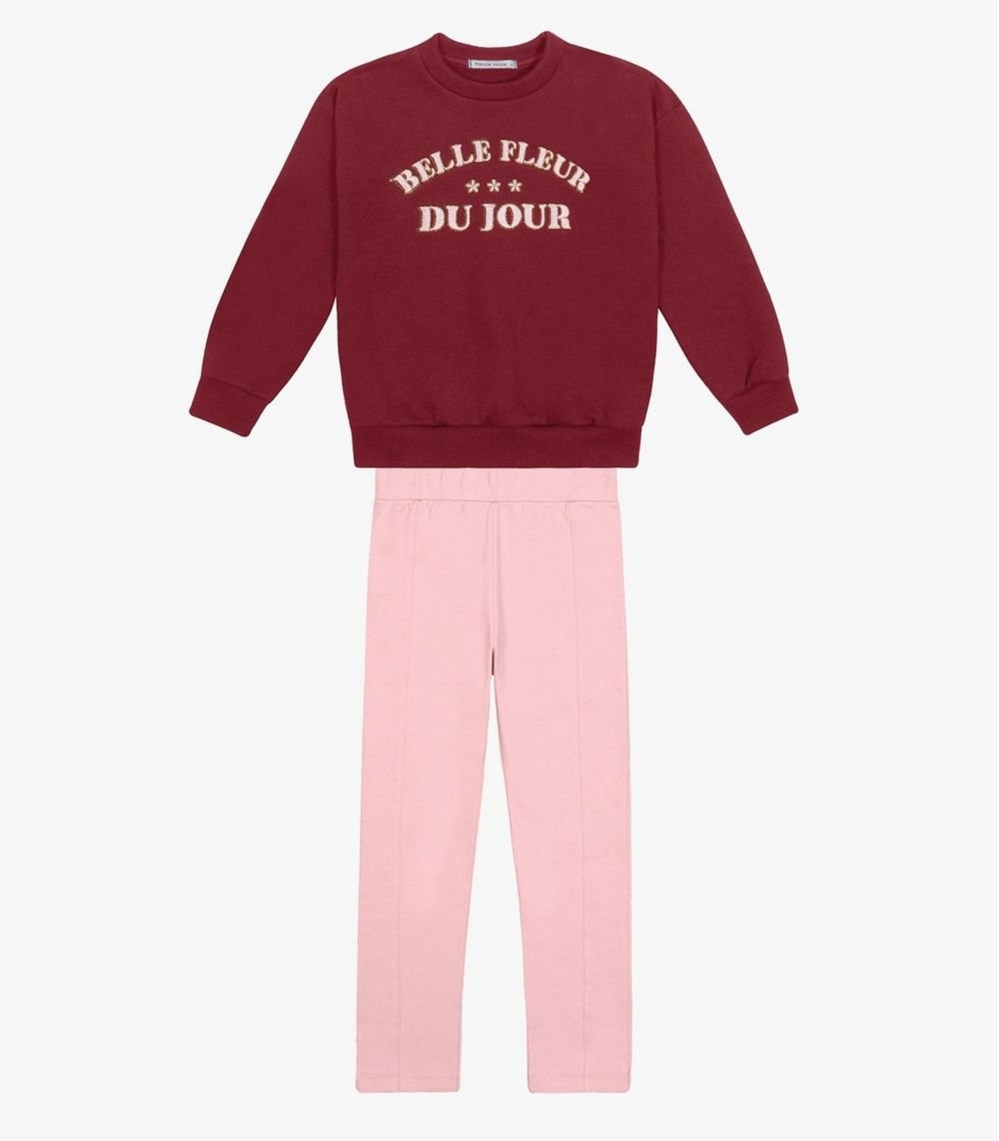 Infantil - Conjunto Blusão com Legging Menina Trick Nick Vermelho