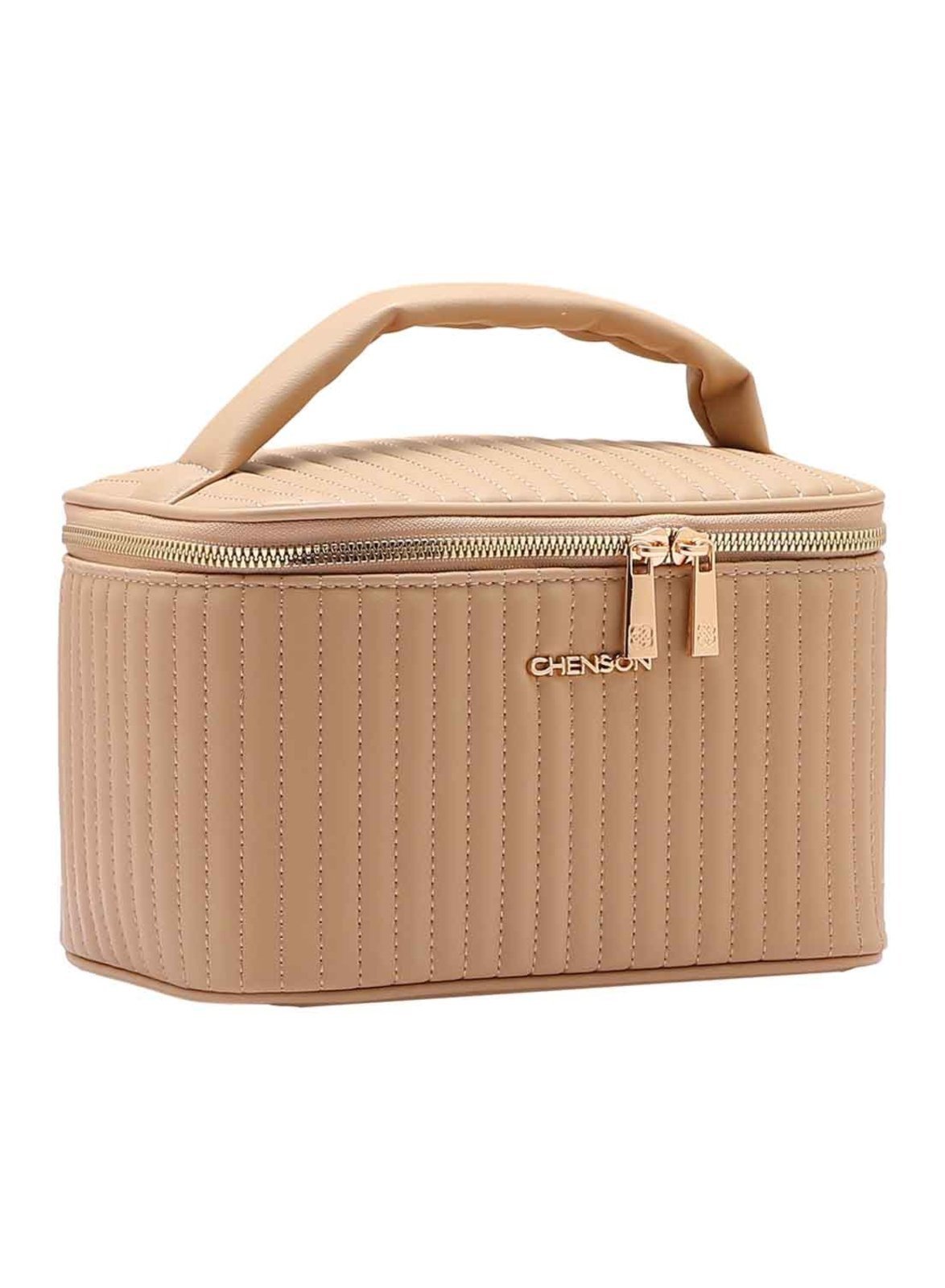 Necessaire Feminina Chenson Original Frasqueira Viagem Bege 0484915