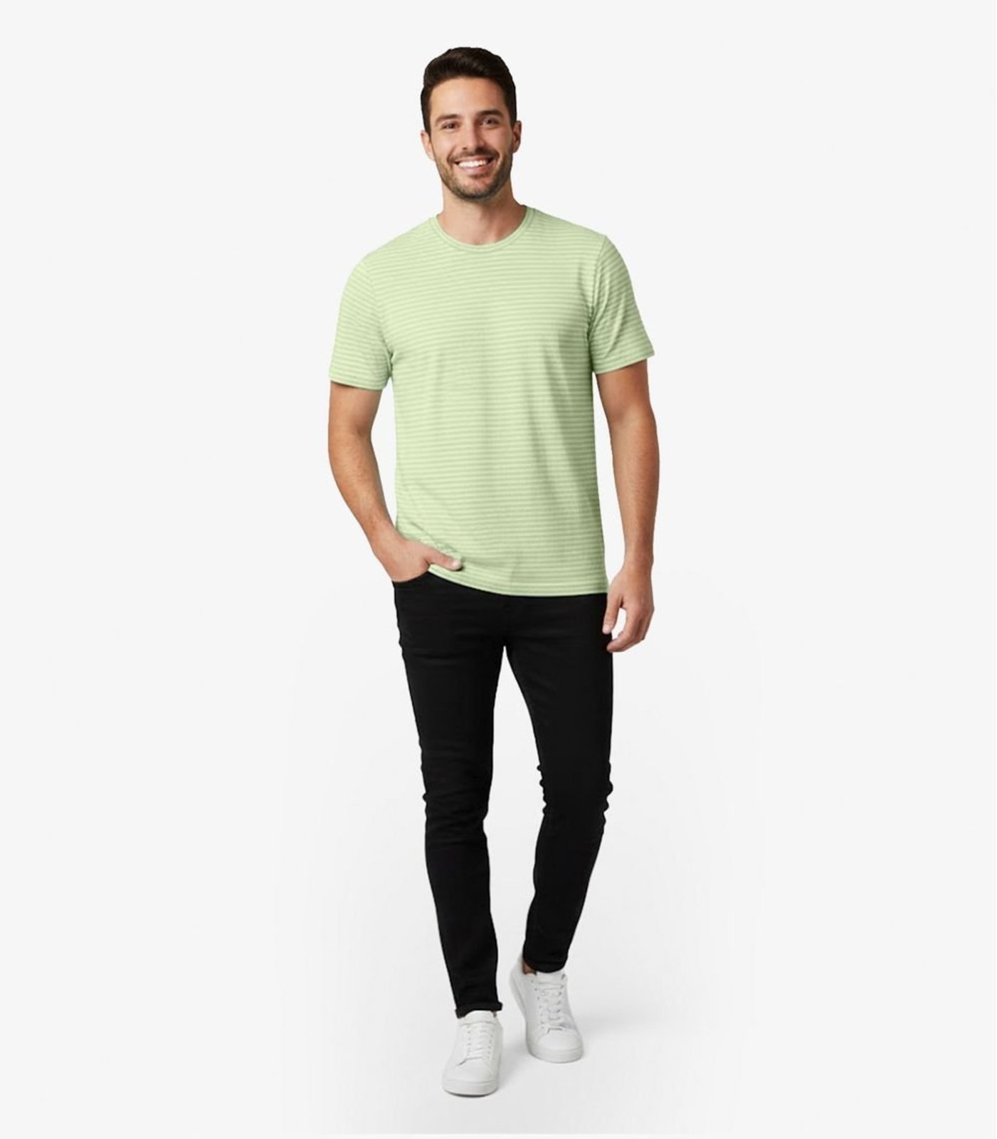 Camiseta Masculina Texturizada Select Verde