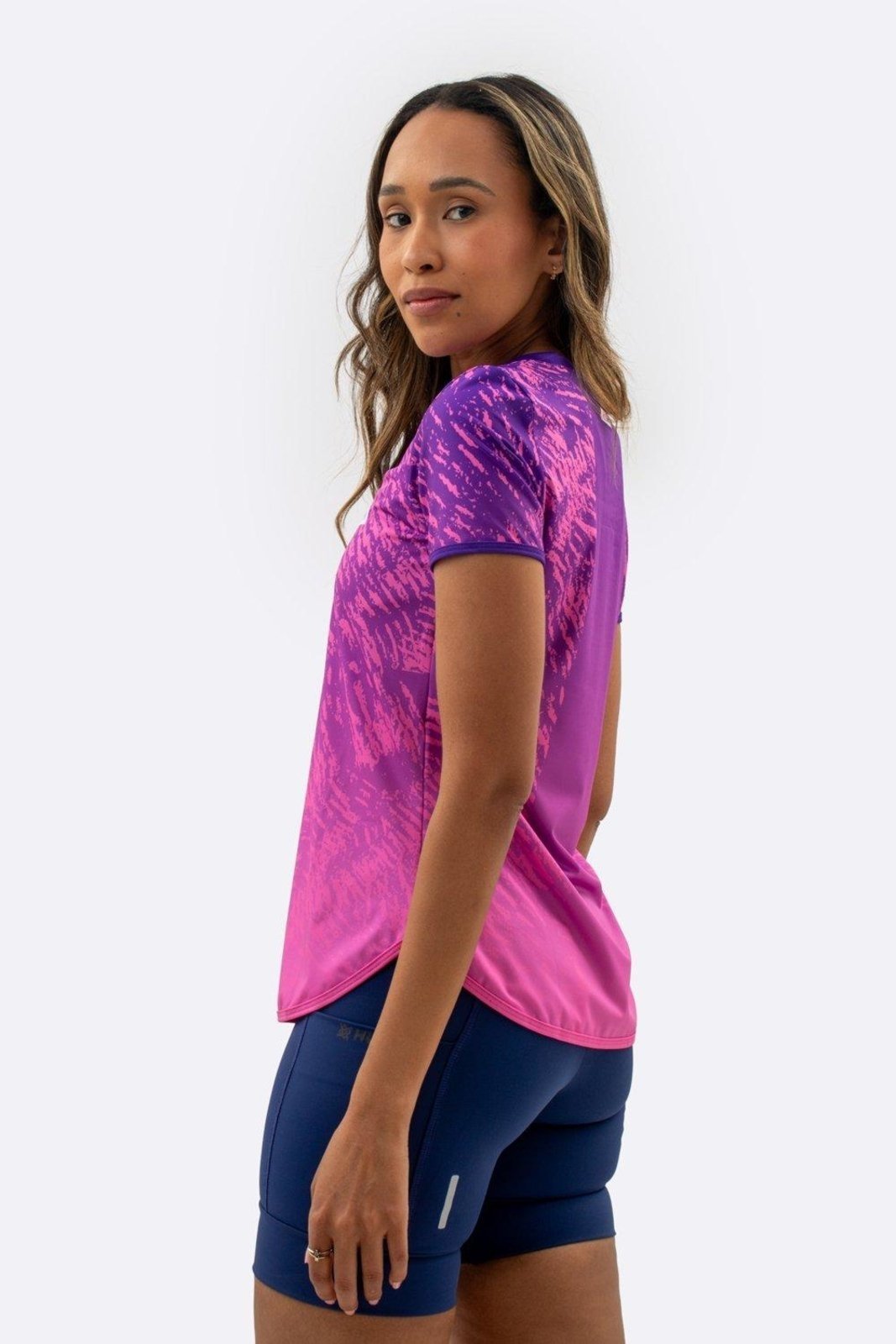 Camiseta Dry Fit Feminina HUPI Pinks Roxo