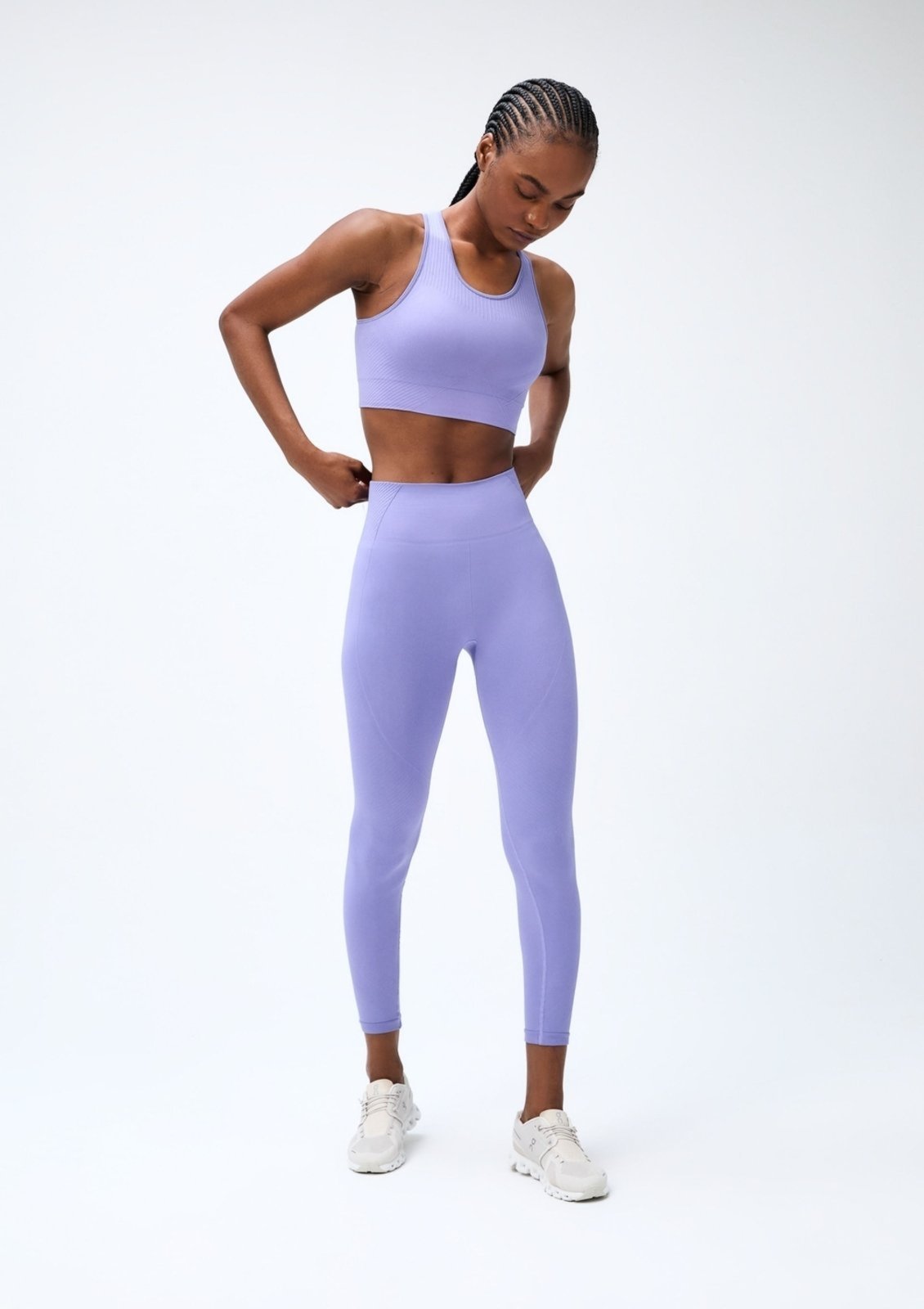 Calça Legging Esportiva Canelada Sem Costura Hering