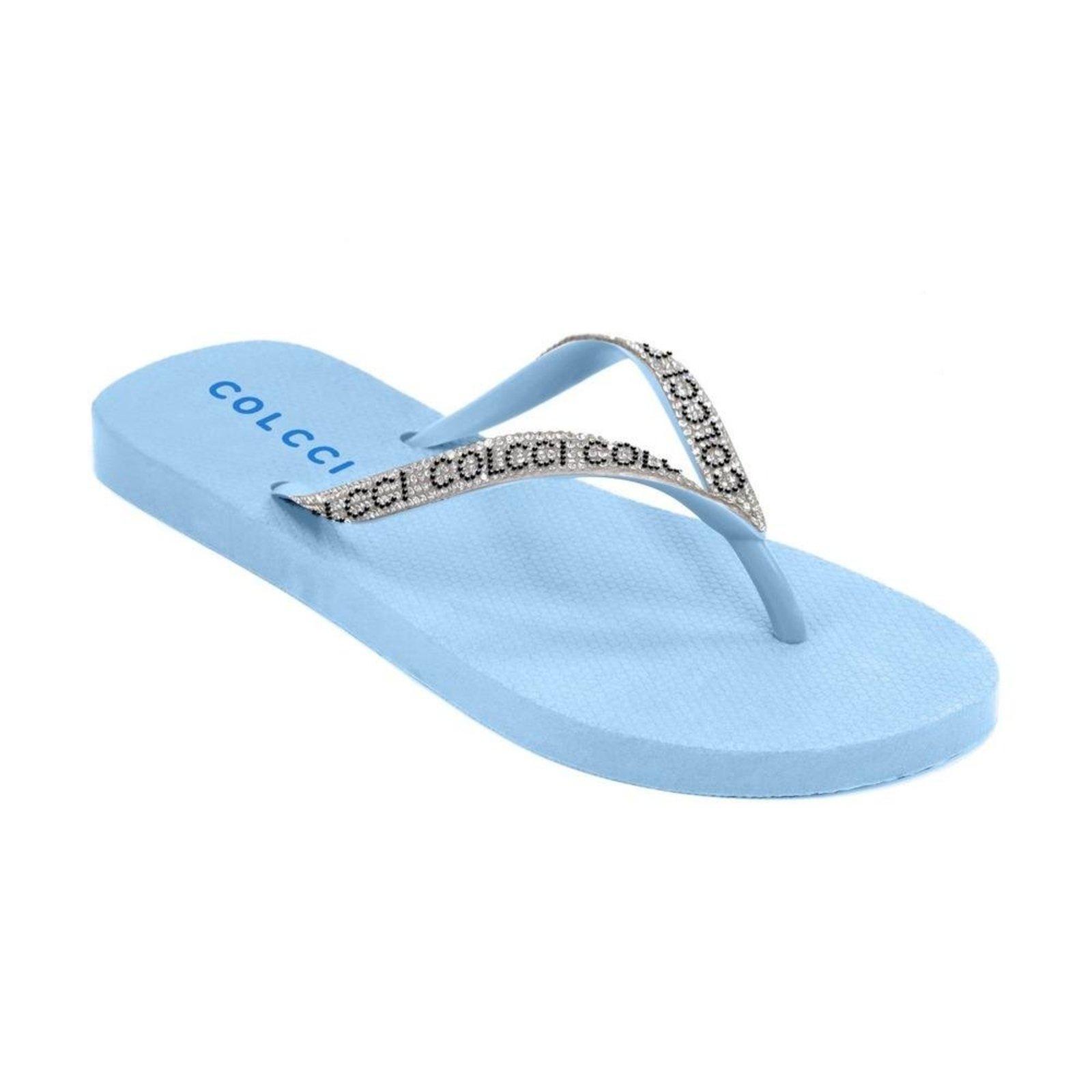 Chinelo Slim Feminino Fiji Colcci Techfit Tira Com Brilho
