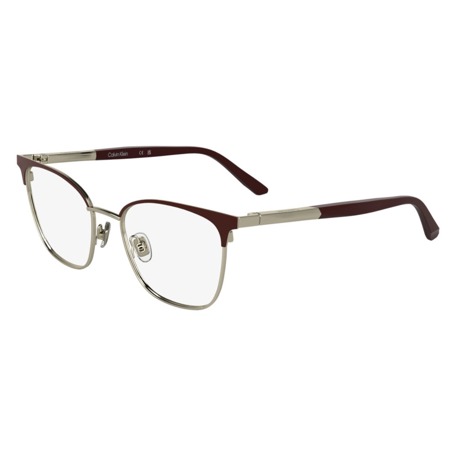 Armação Calvin Klein CK25105 605 Bordô Feminino