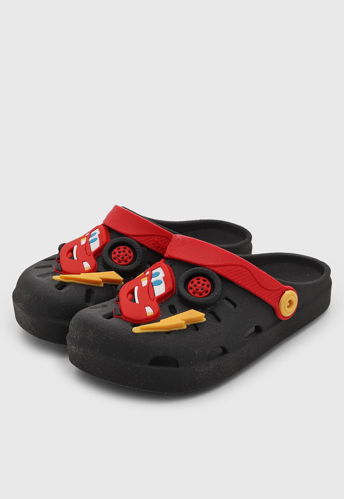 Infantil - Chinelo Clog Grendene Disney Carros Preto