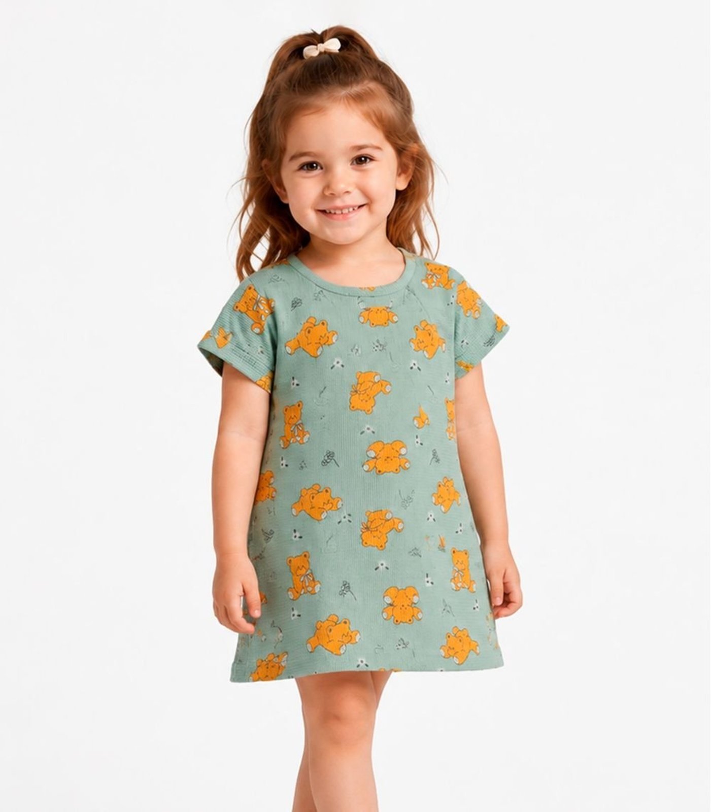 Infantil - Vestido Estampado Select Verde
