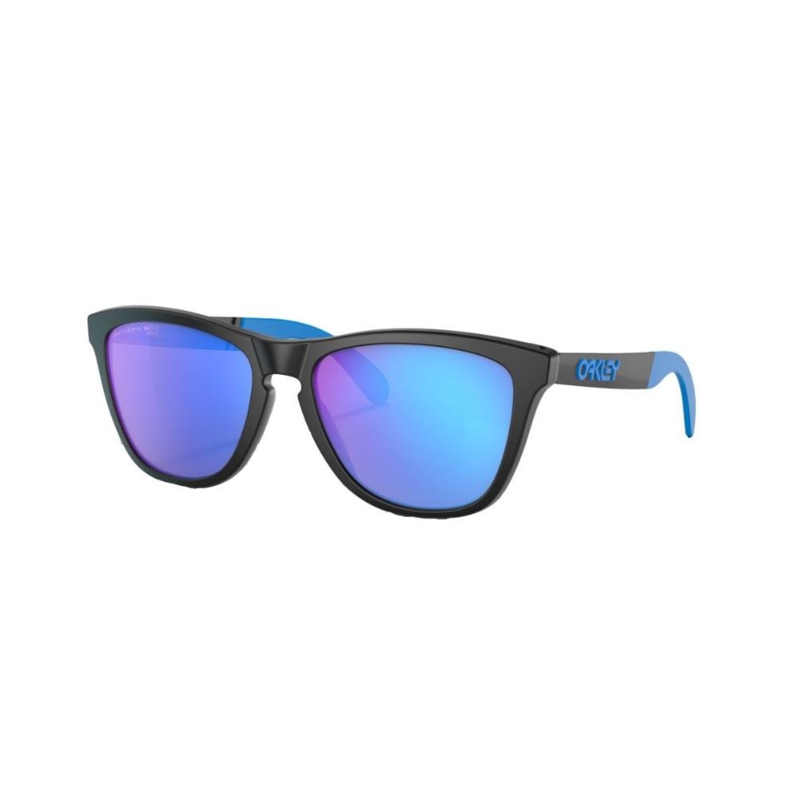 Óculos Oakley Frogskins Mix Matte Black Sapphire Polarizado