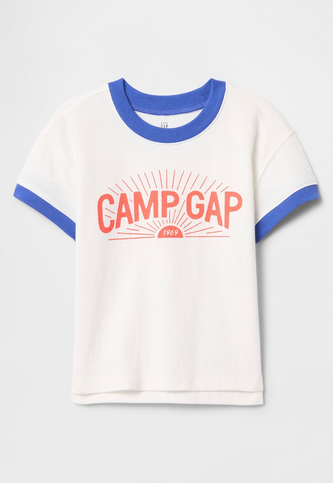 Camiseta GAP Camp Gap Off-White