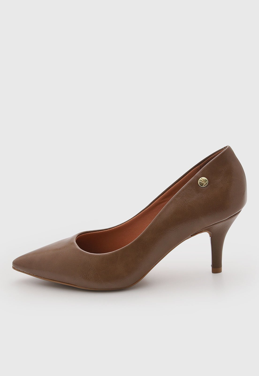 Scarpin Feminino Vizzano Bico Fino Marrom