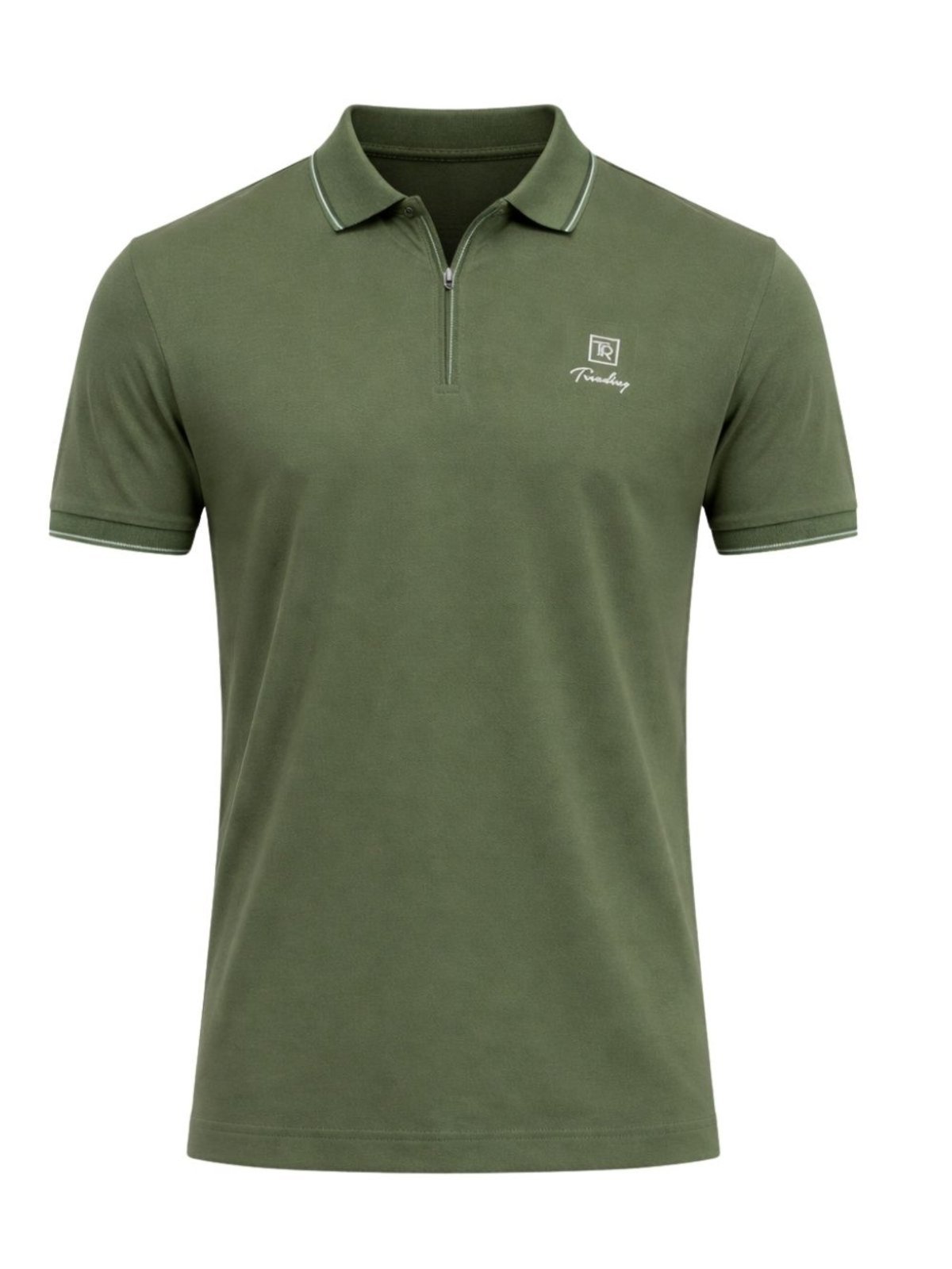 Camisa Polo Masculina Ziper Crocker - 50825