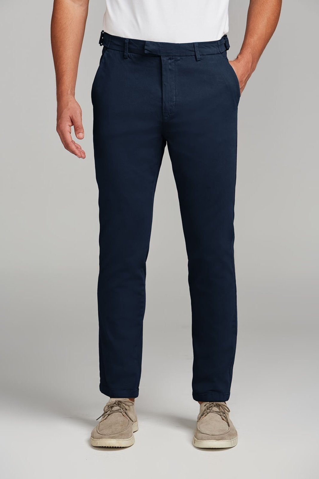 HIGHSTIL Calça Chino Slim Fit - Azul Marinho