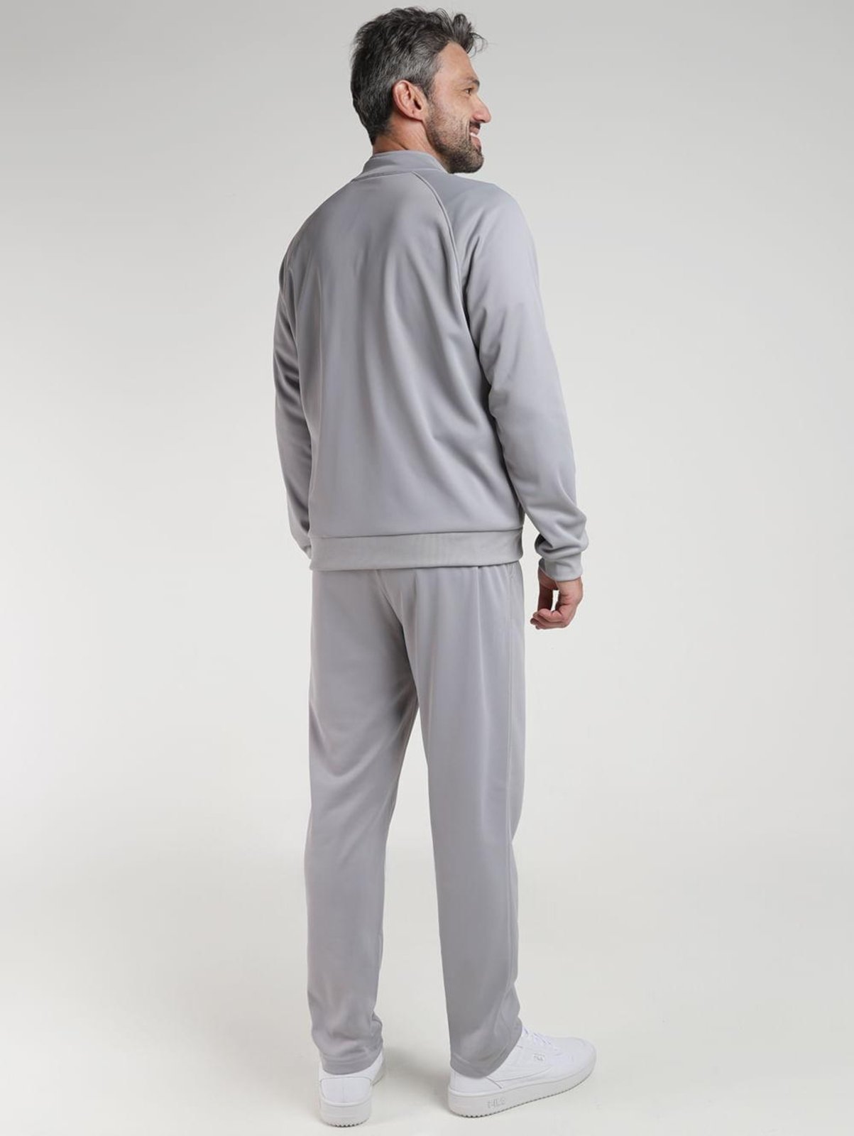 Vista 3 Agasalho Essentials Fila Masculino CLARO cinza Fila cinza