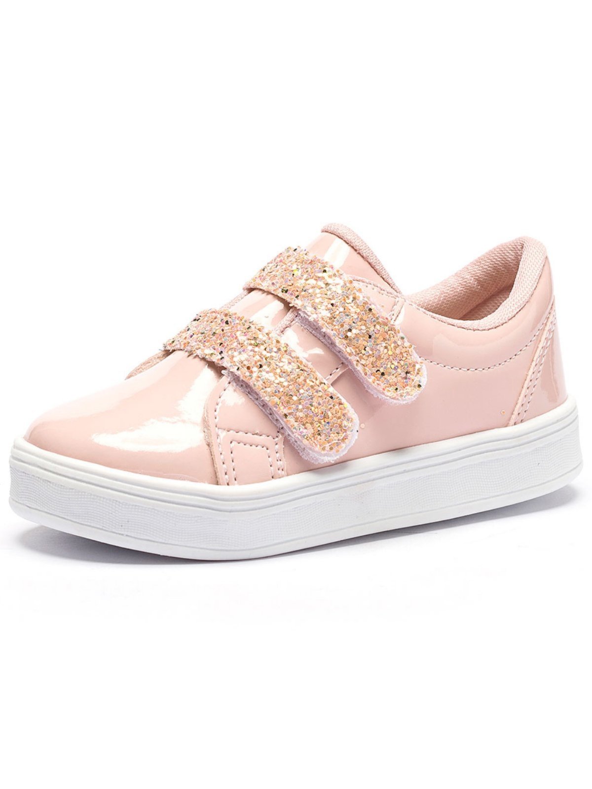 Infantil - Tênis Tininha Menina Casual Gliter Rosa