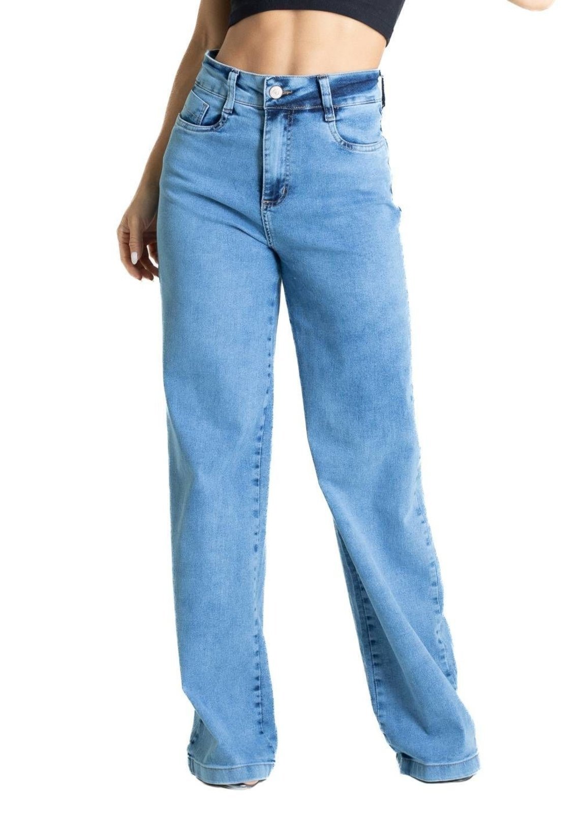 Calça Jeans Sawary Wide Leg – 281033 – Azul – Sawary