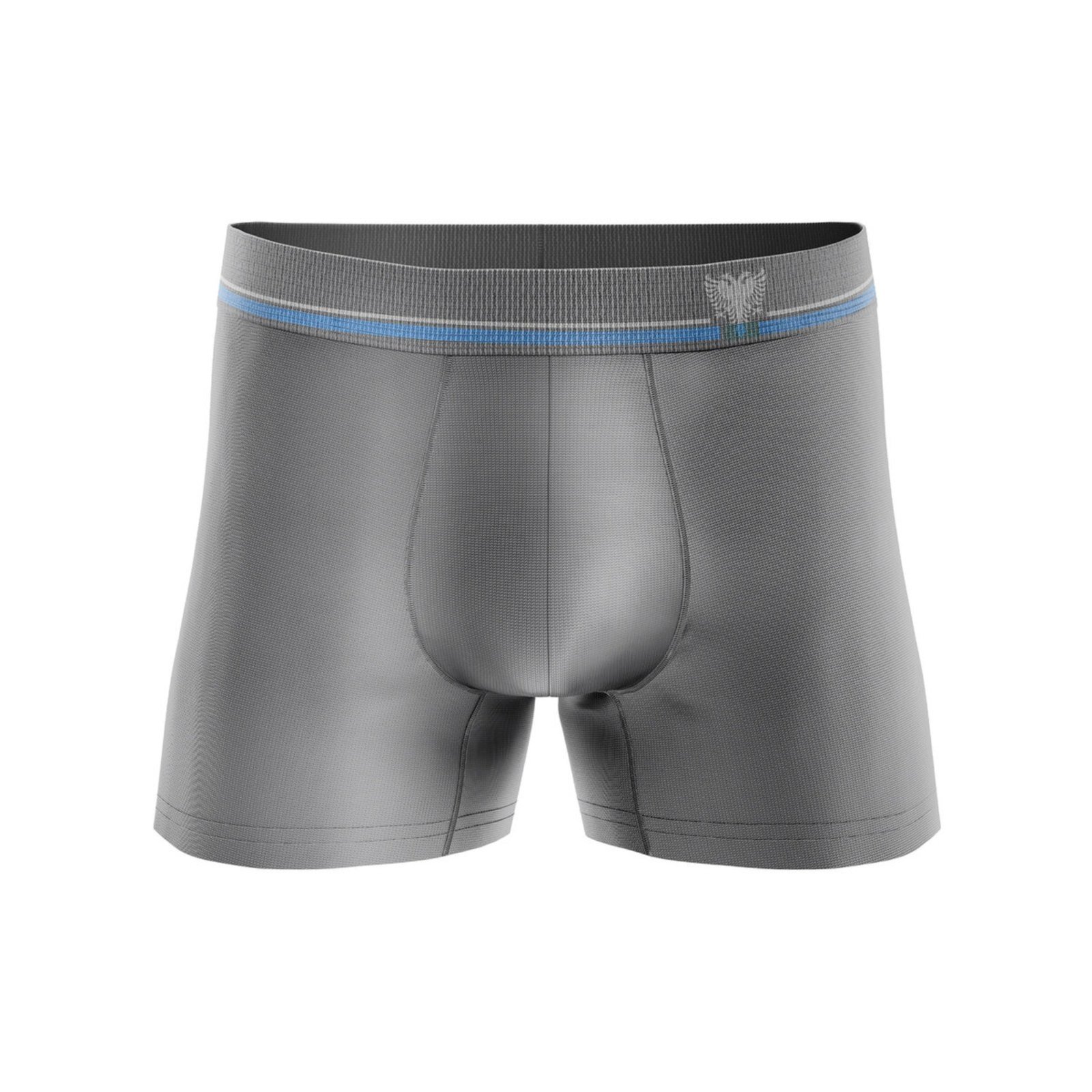Vista 3 Kit 3 Cueca Boxer Cavalera Sem Costura Poliamida Microfibra azul marinho/cinza/preto Cavalera azul marinho/cinza/preto