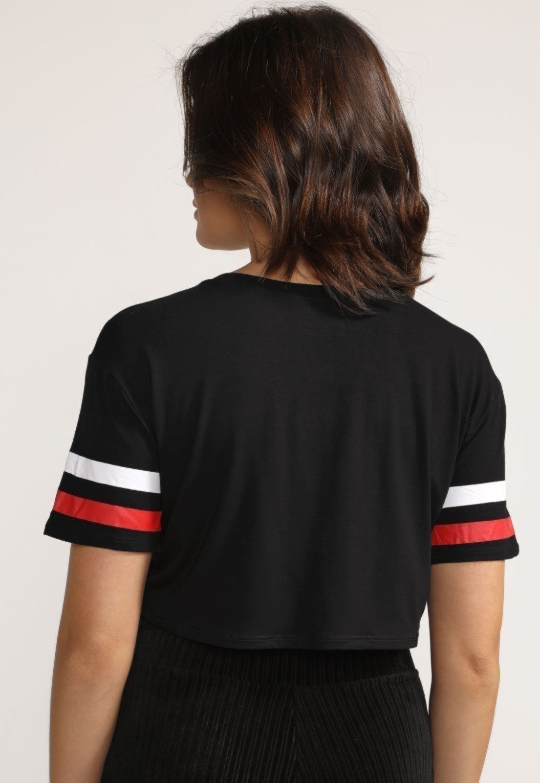 Vista 3 Cropped D Bell Outlet Fashion Baby Girl preto D BELL OUTLET FASHION preto