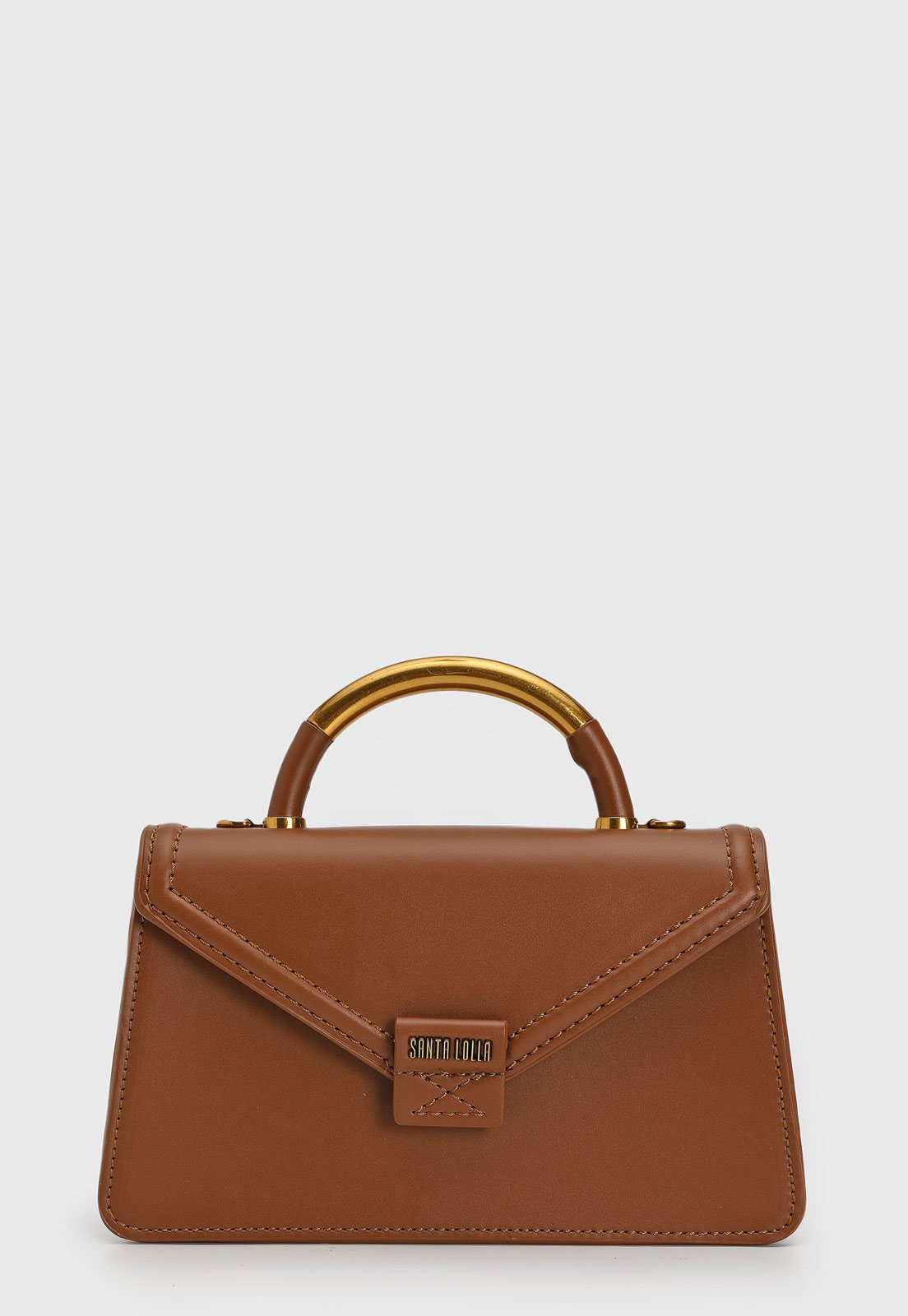 Bolsa Feminina Santa Lolla Estruturada Marrom