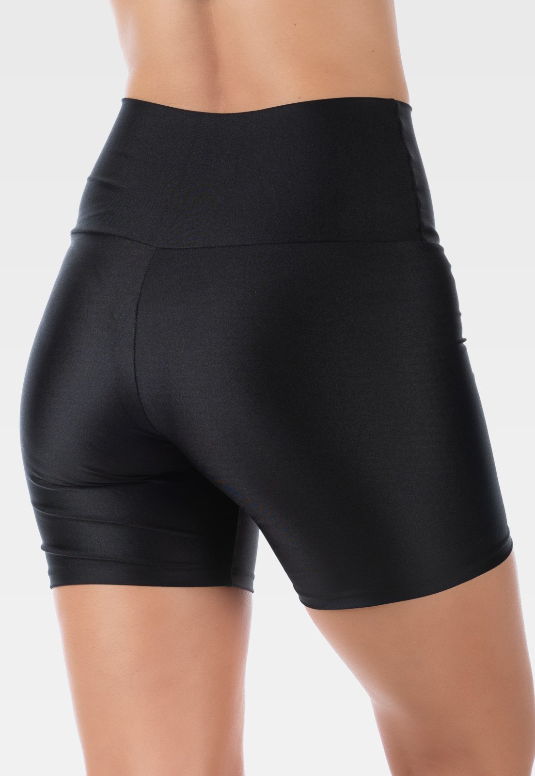 Vista 3 Short Curto Fitness Cirrê Cós Alto Summer Soul preto Summer Soul preto