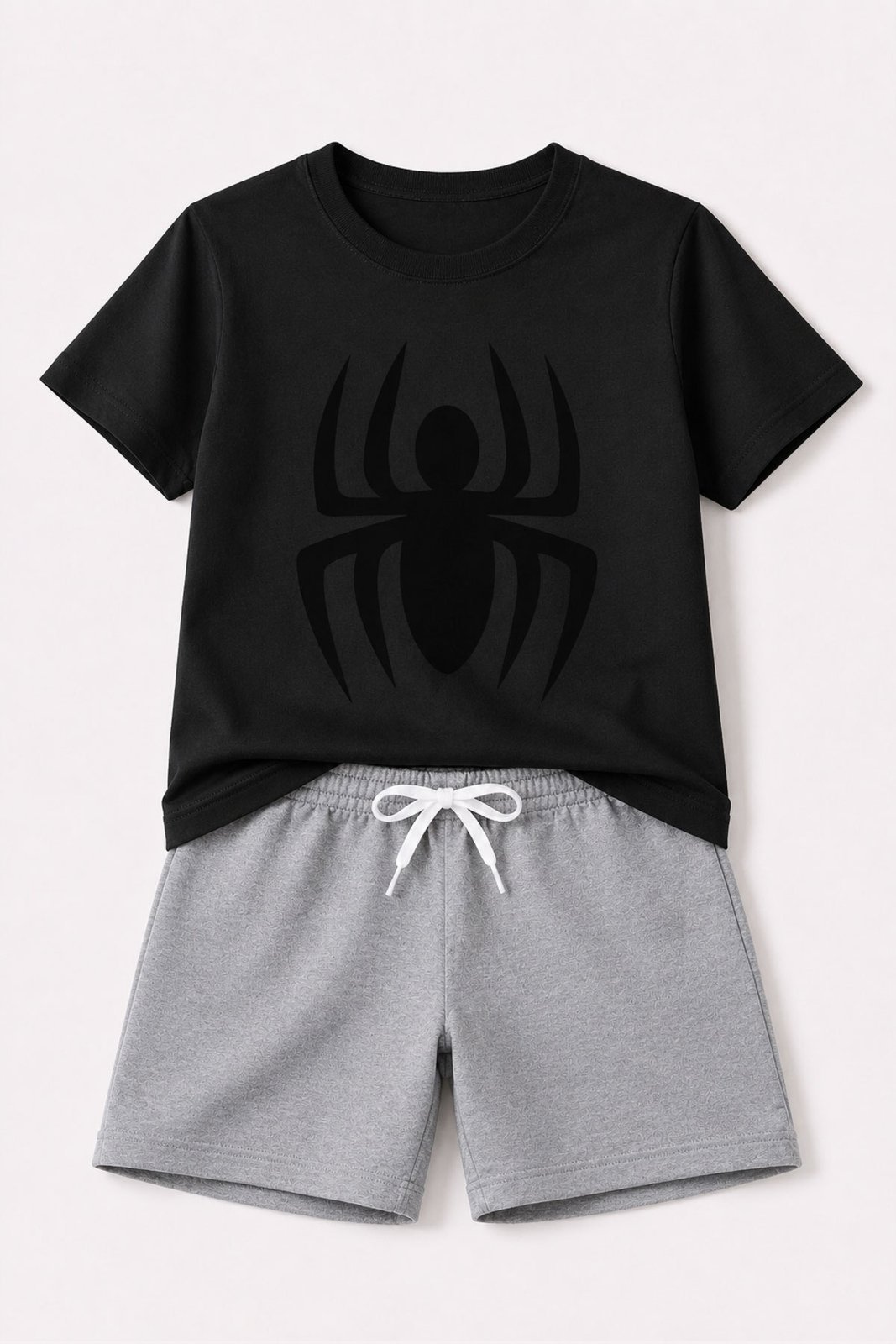 Infantil - Conjunto Masculino Aranha Preto - Babei no Look