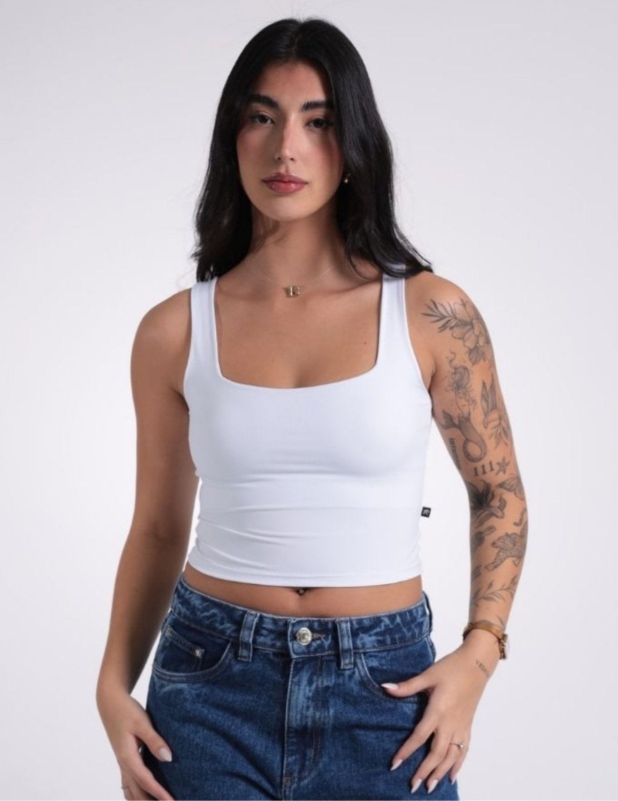 Blusa Feminina Regata Cavada Cropped Revanche - BL.FEM.00267