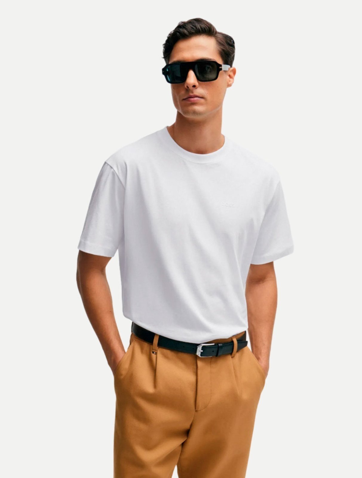 Camiseta Hugo Boss Regular Tessin18 Branca