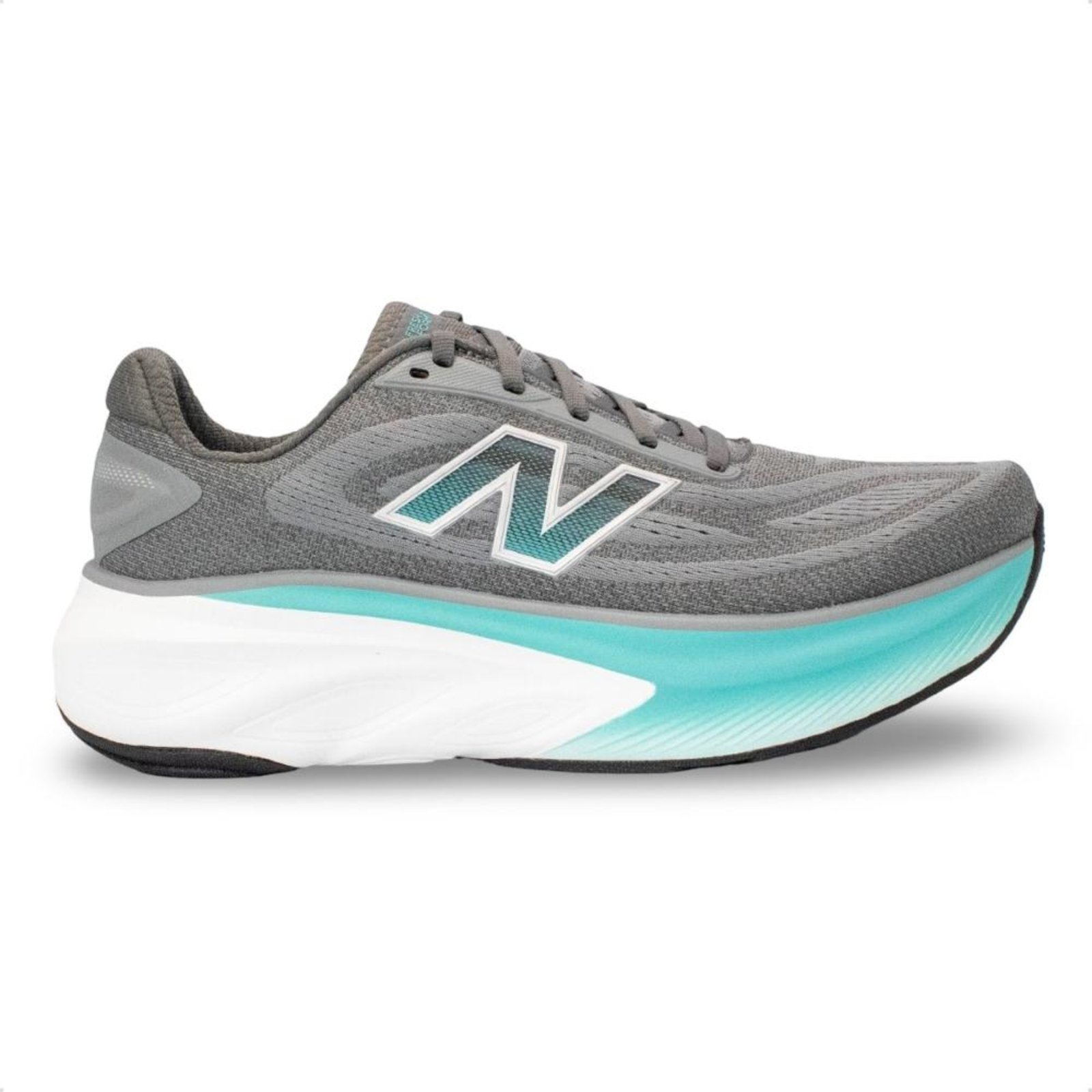 Tênis New Balance Masculino Fresh Foam X More V6 Corrida Cinza