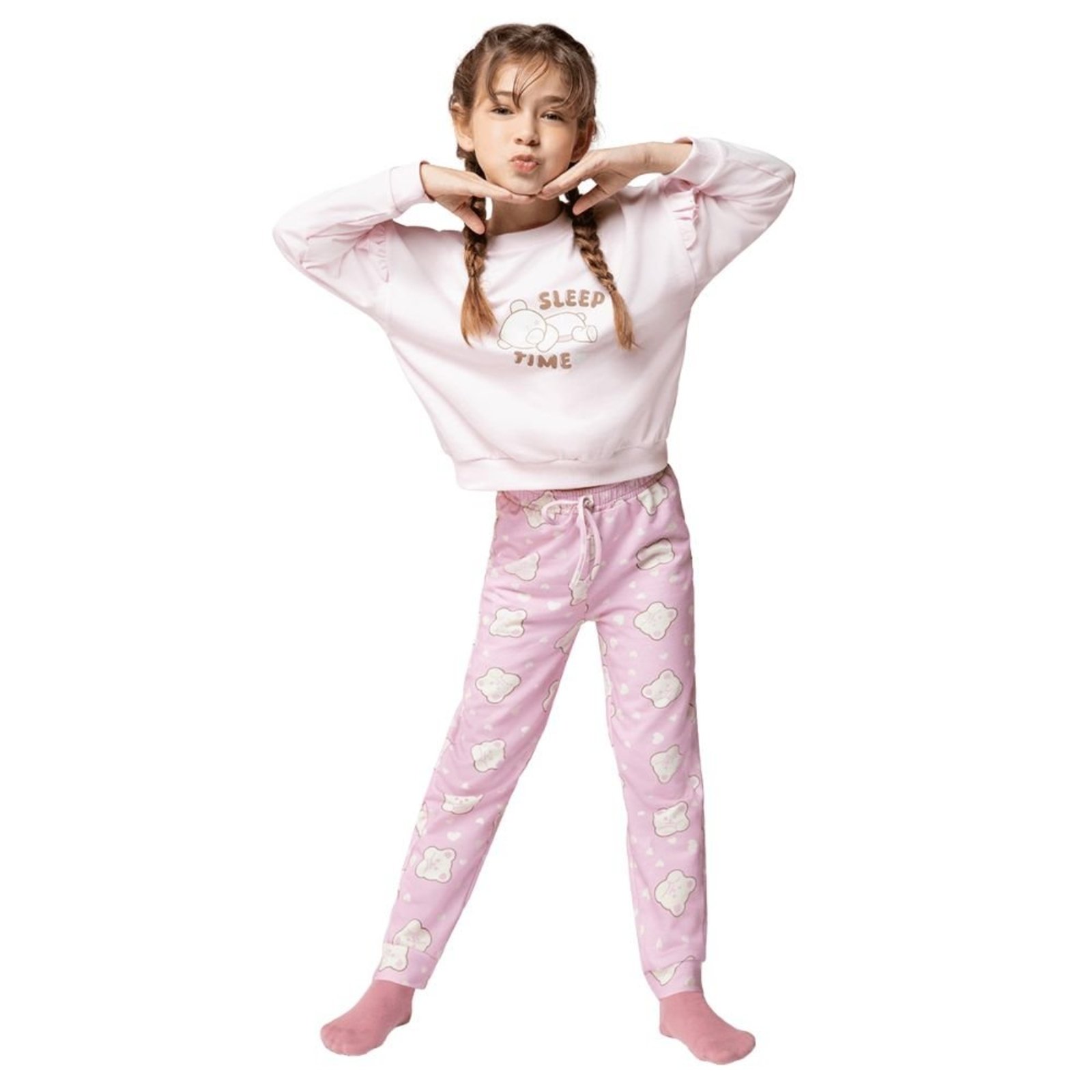 Pijama Moletom Lupo Feminino 22622-001