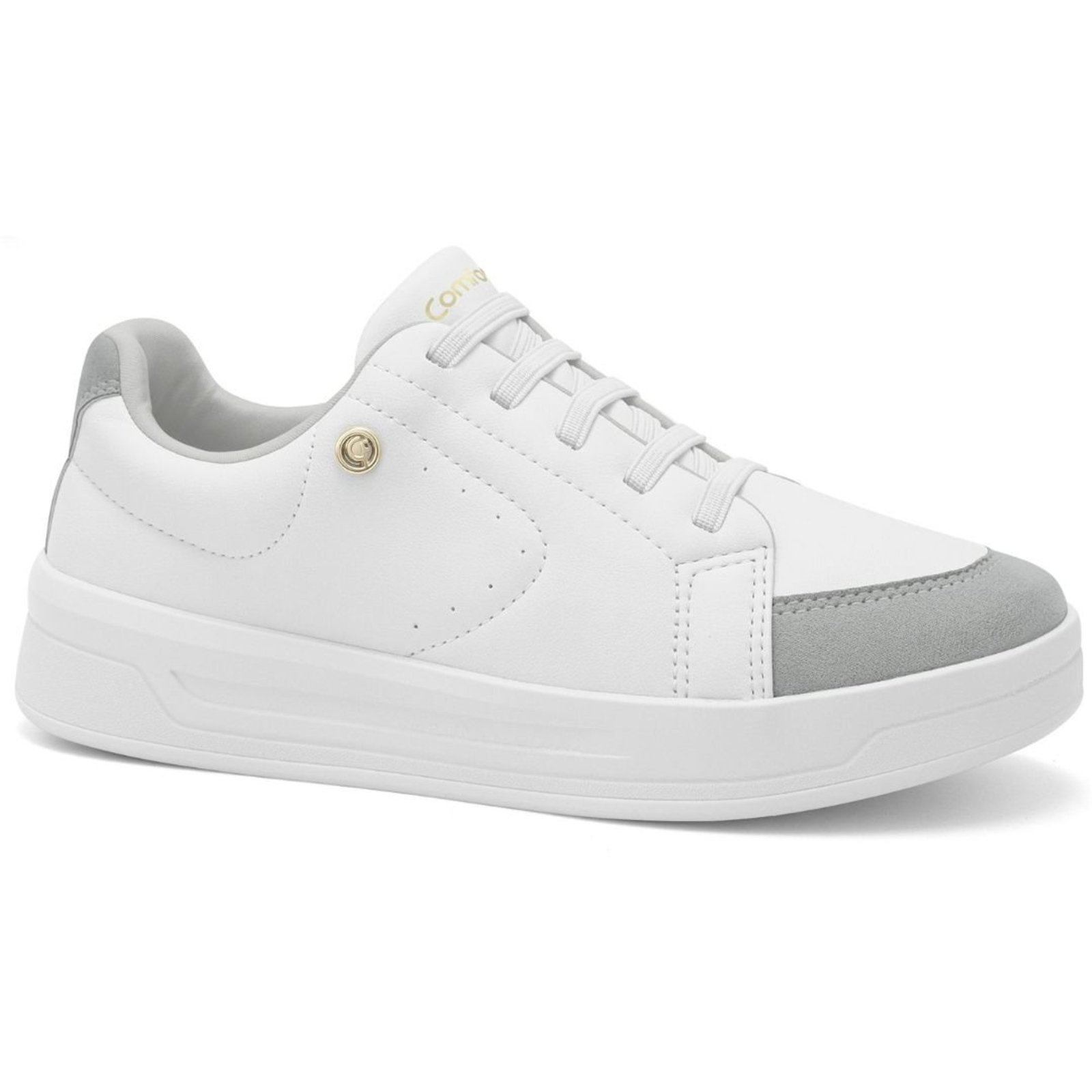 Tênis Feminino Ajuste Elástico Comfortflex 2667402 - Branco