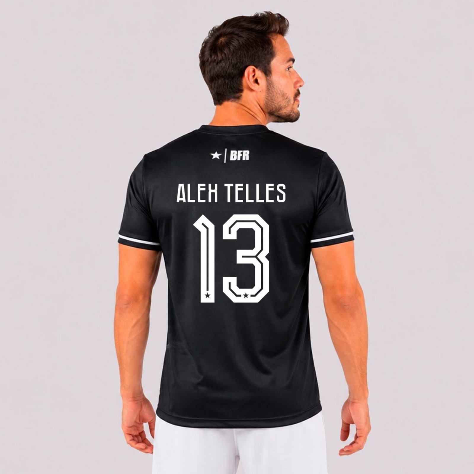 Camisa Botafogo Momento Preta 13 Alex Telles