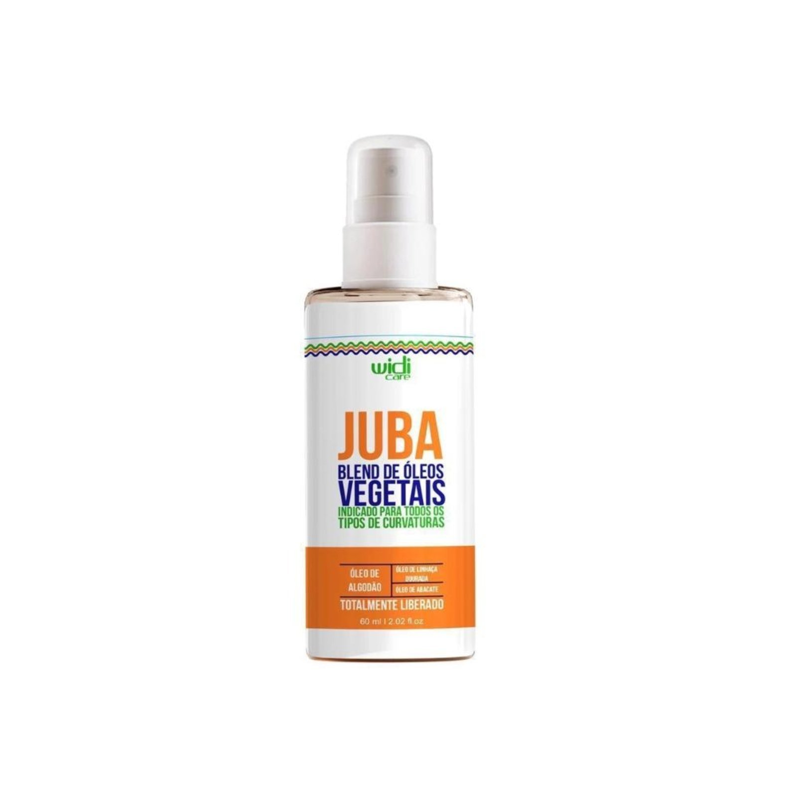 Widi Care Juba Blend De Óleos Vegetais 60 ml Incolor