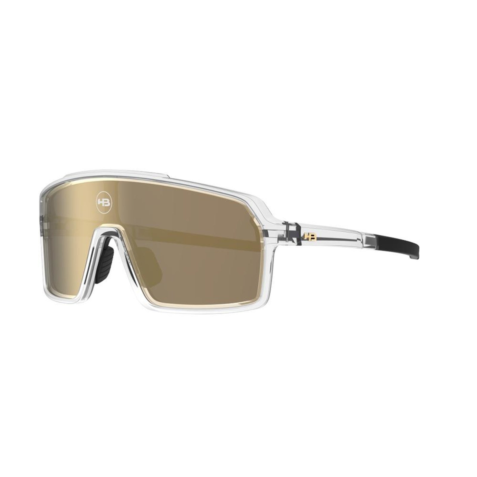 Óculos de Sol HB Grinder Gloss Crystal Gold Chrome