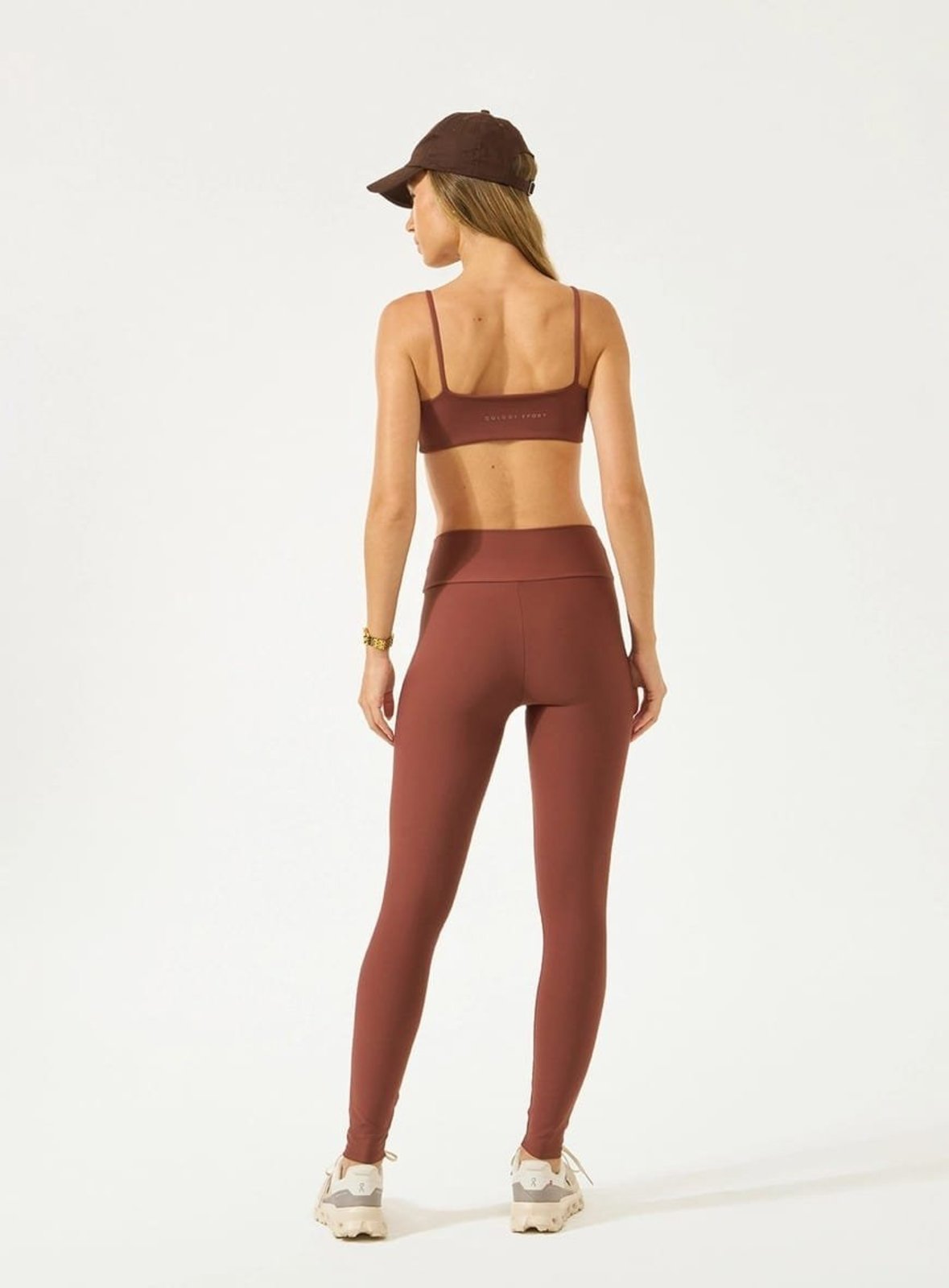 Calça Legging Colcci Sport Perfect Fit Marrom