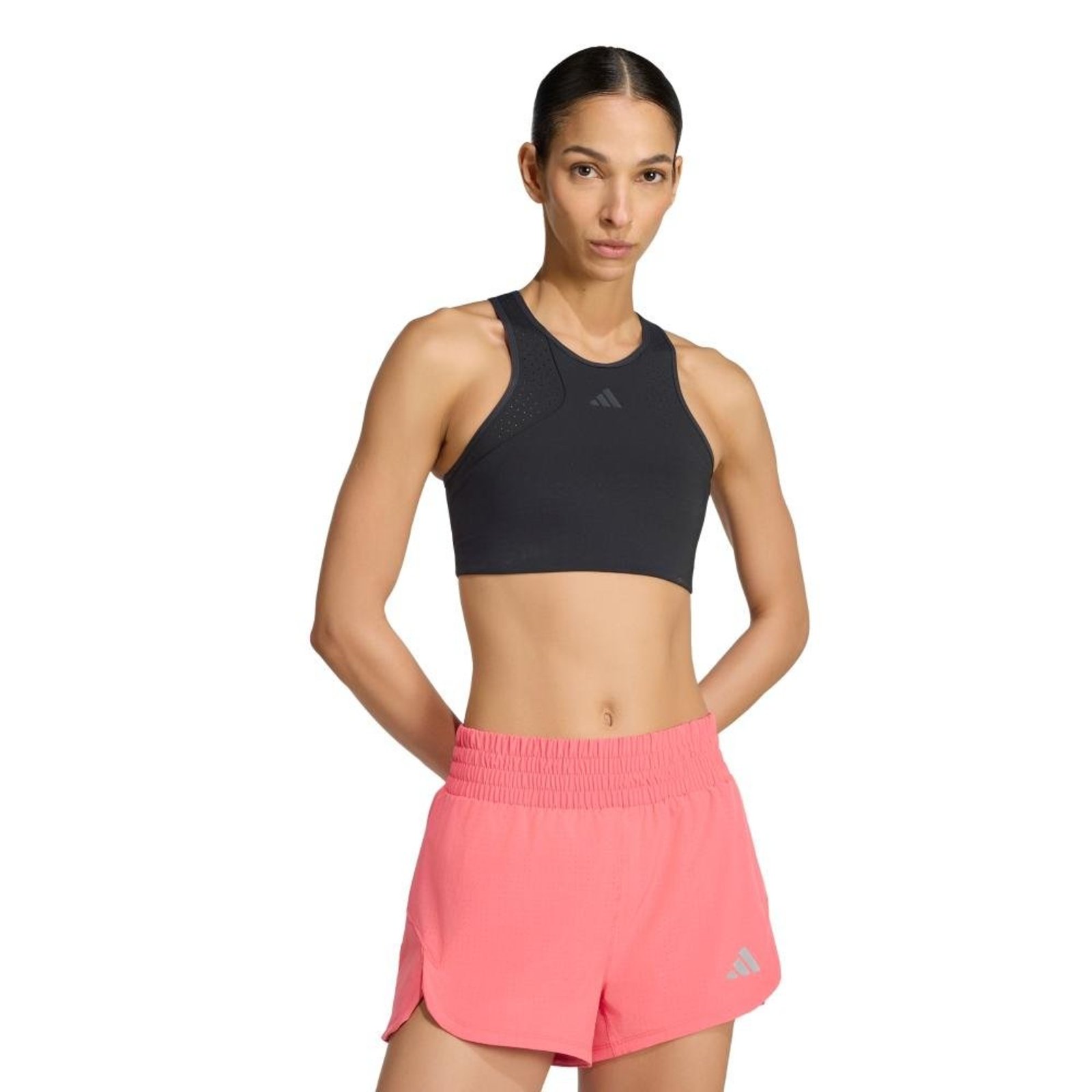 Top Esportivo Treino Suporte Médio Tech Intensity adidas Performance Preto