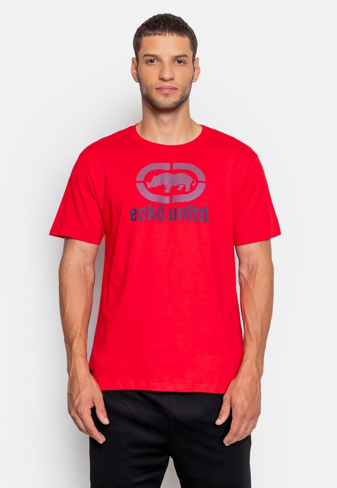 Camiseta Ecko Estampada Begin Vermelha