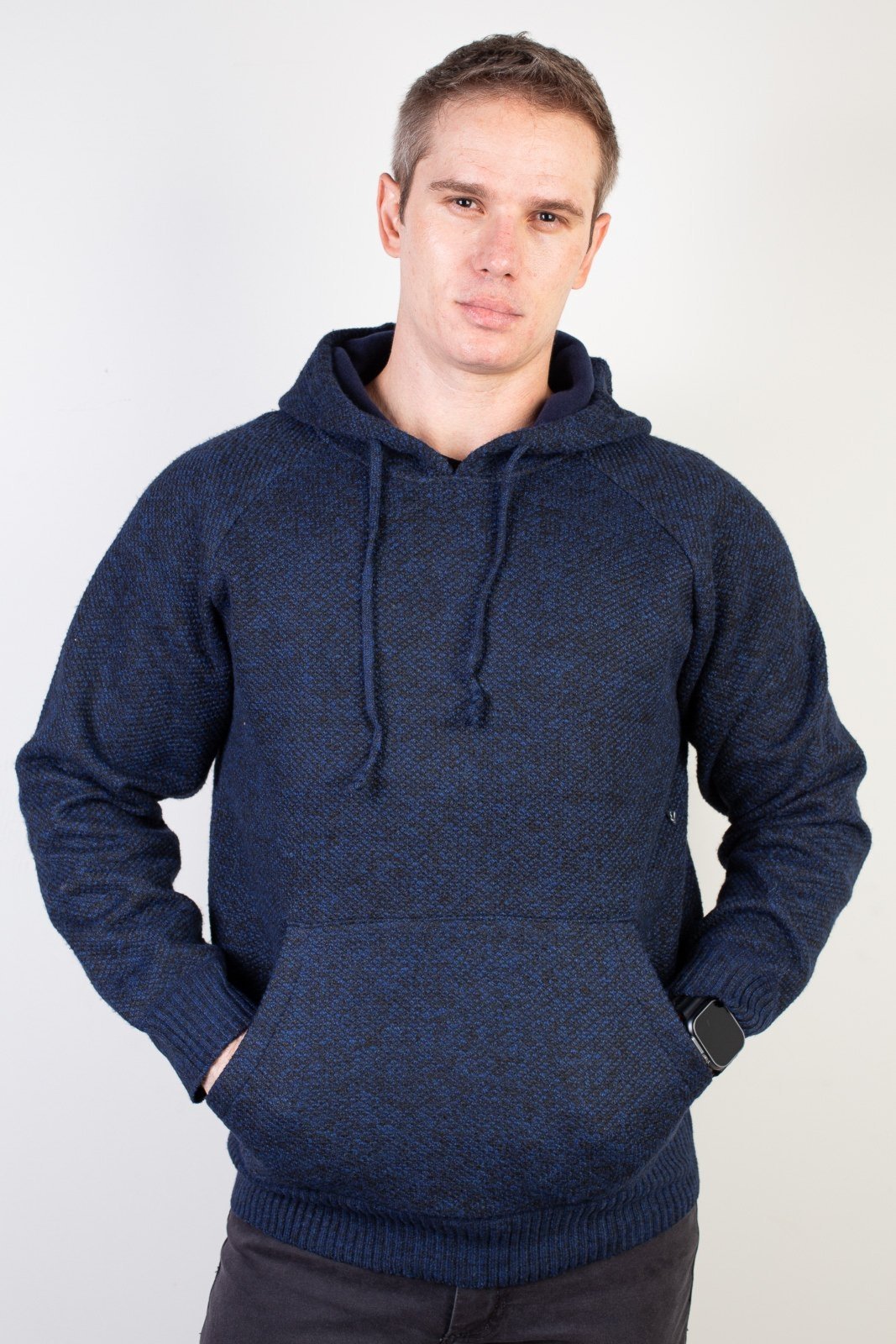 Blusão Enluaze Grosso Térmico Masculino Com Capuz 90150 – Azul Marinho
