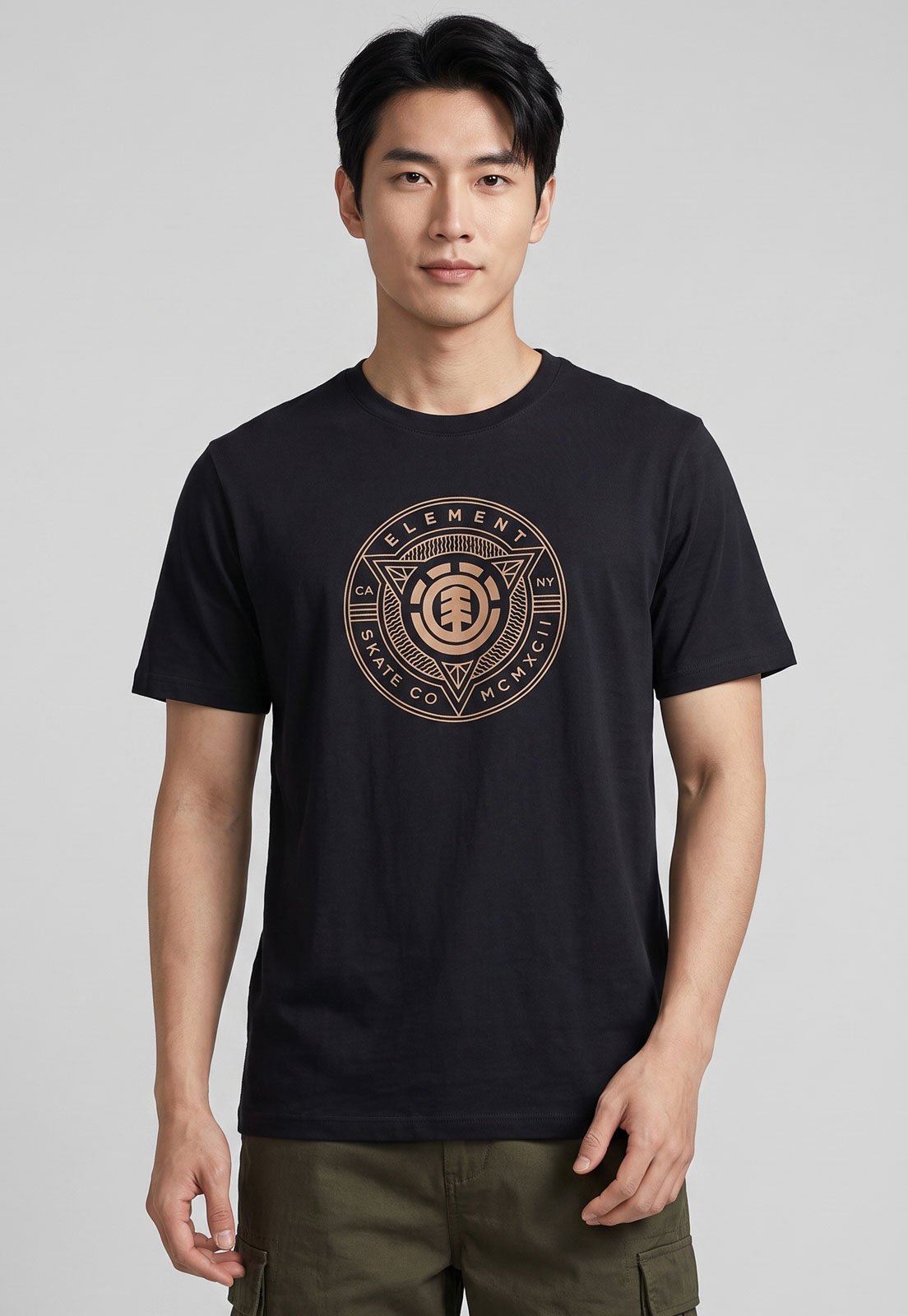 Camiseta Masculina Element Etch Preta