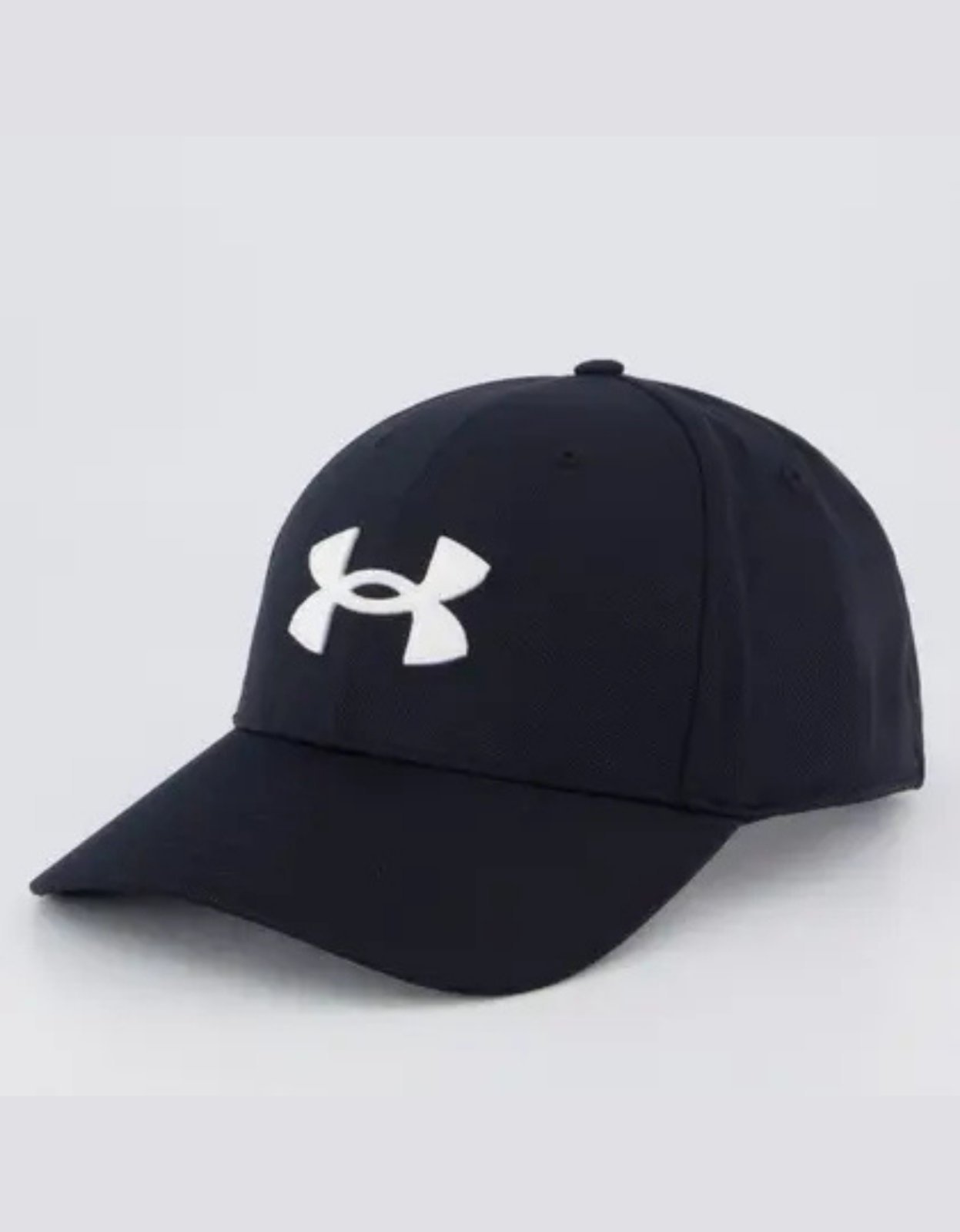 Boné Under Armour De Treino Blitzing Preto - Logo Branco