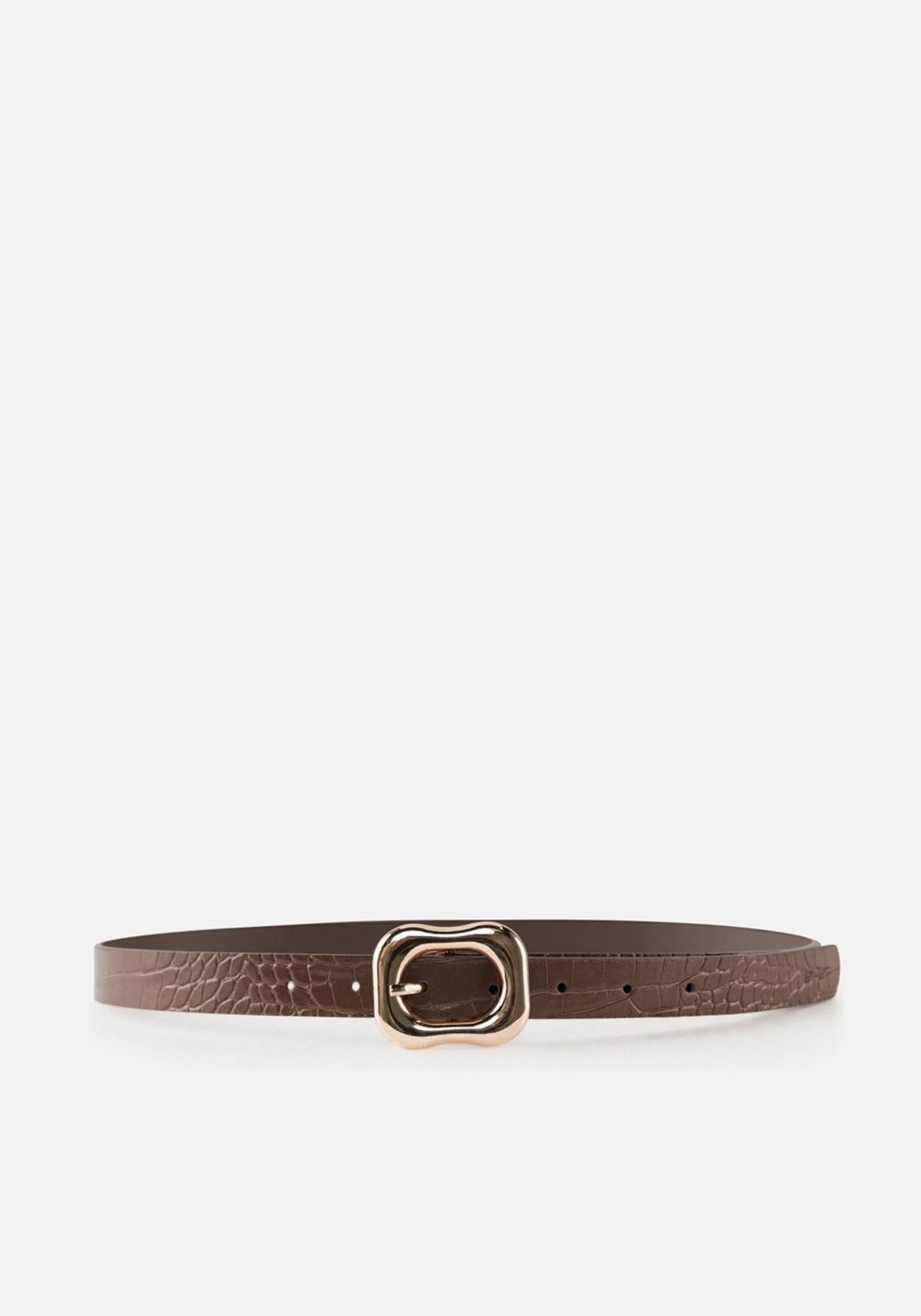 Cinto De Quadril Croco Com Fivela