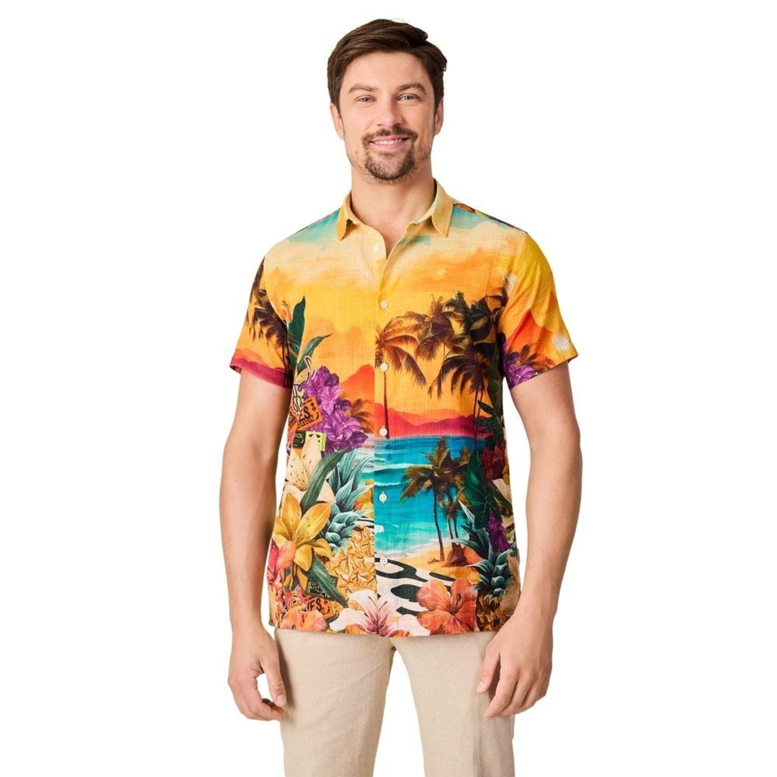 Camisa Manga Curta Estampa Yes Brazil