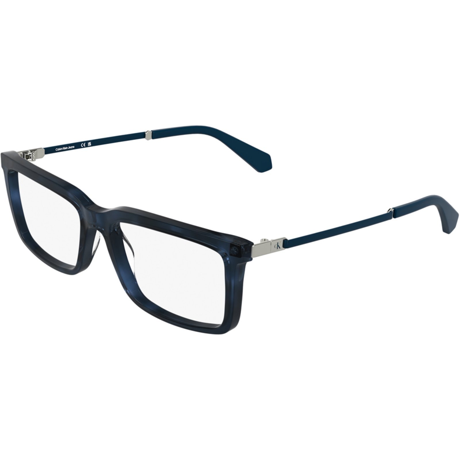 Vista 2 Armação Calvin Klein CKJ25625 415 Masculino Calvin Klein Jeans azul Calvin Klein Jeans azul