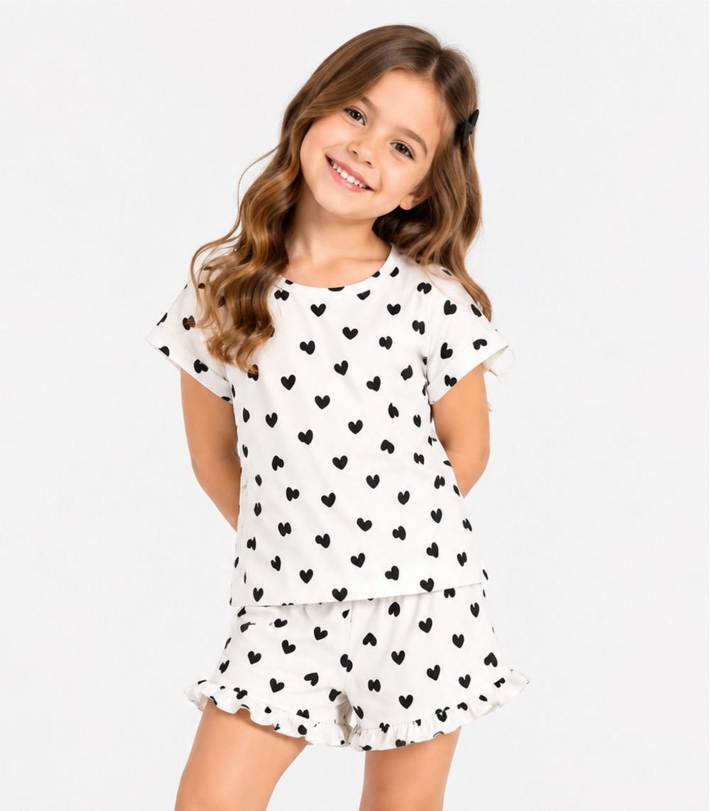 Pijama Feminino Estampado Select Bege