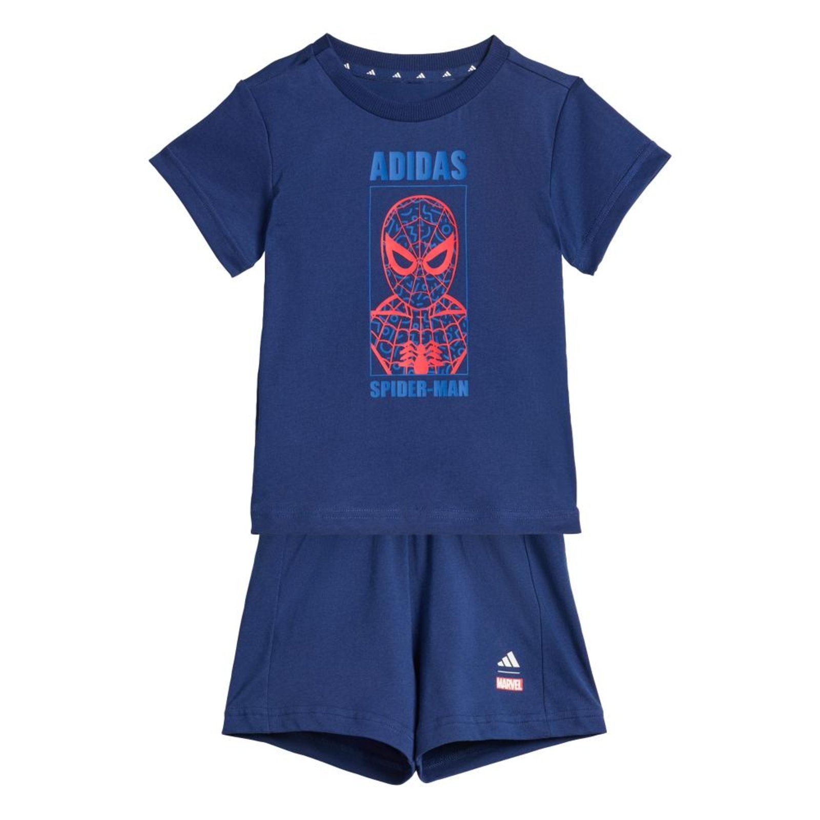 Infantil - CONJUNTO DE CAMISETA ADIDAS MARVEL HOMEM-ARANHA adidas Sportswear Azul