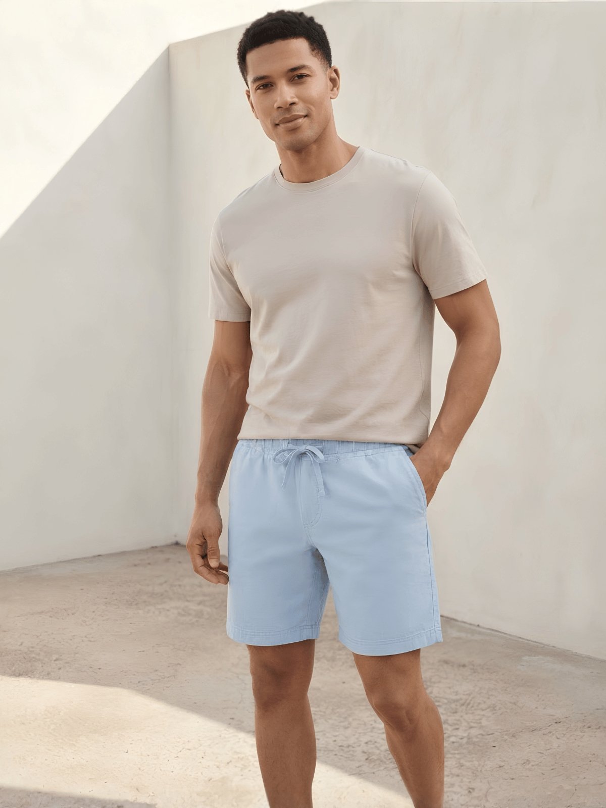 Bermuda Masculina Jogging Com Cadarço Hangar 33