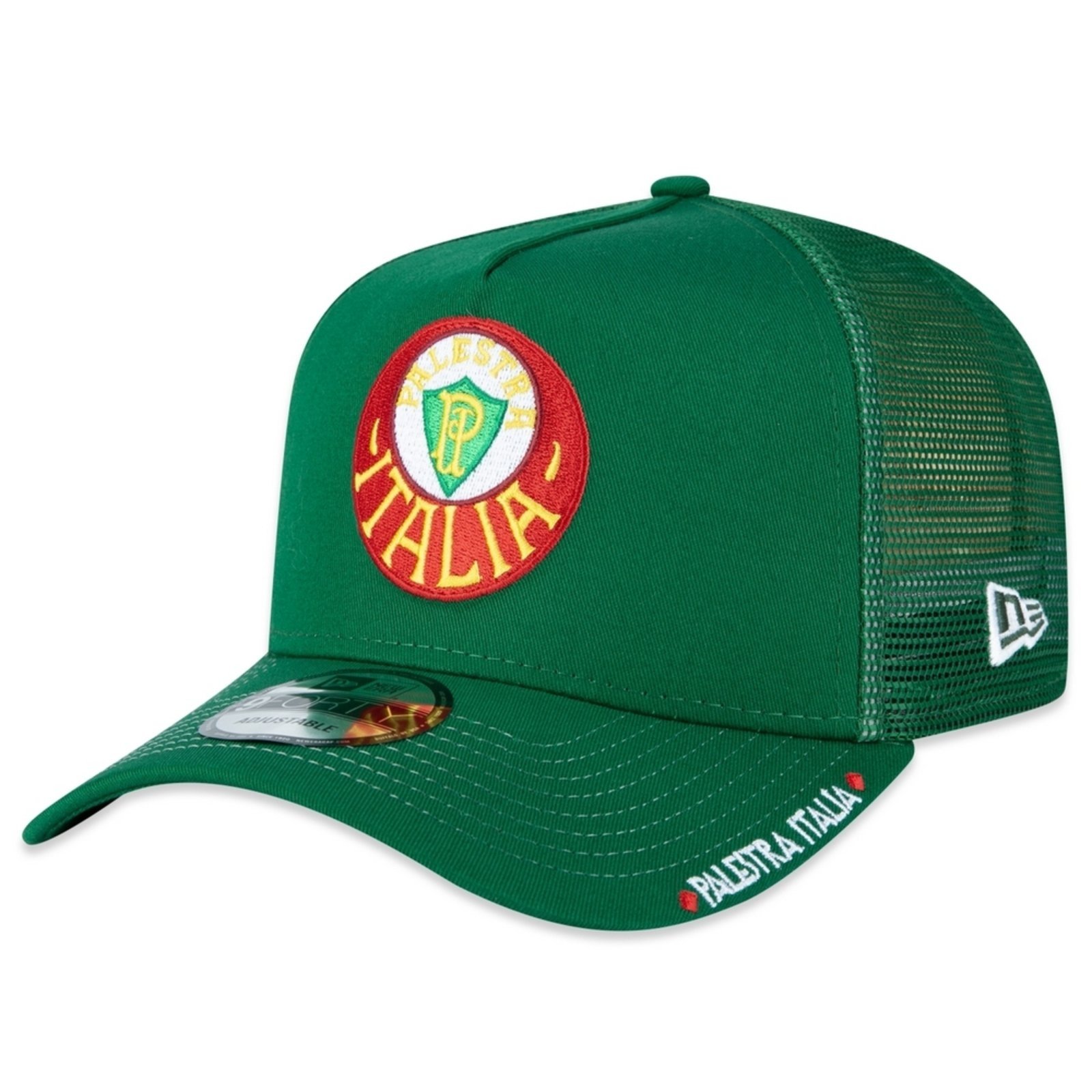 Boné New Era 9forty A-frame Trucker Sn Palmeiras Verde