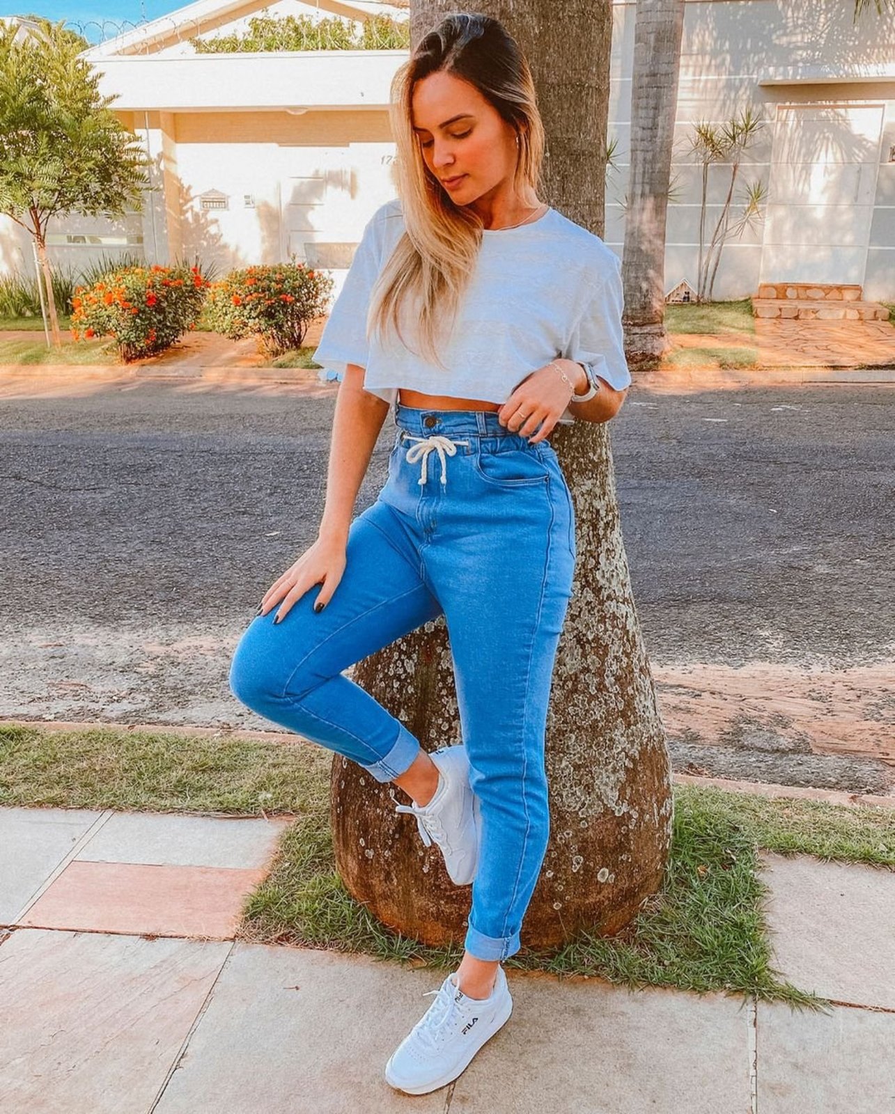Calça Jeans Feminina Rope com Elastano 02405 Média Consciência