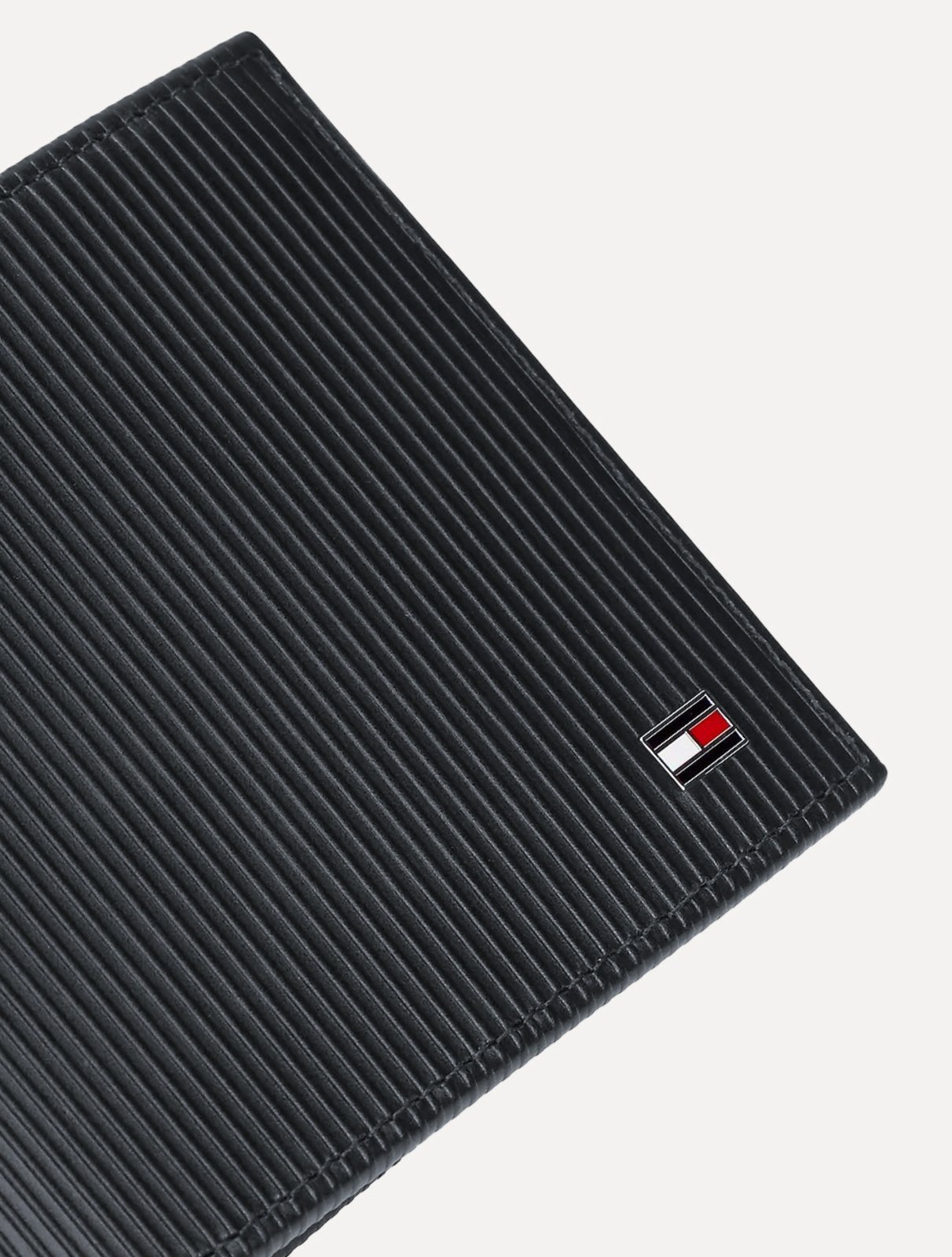Vista 3 Carteira Tommy Hilfiger Masculina Mini Flag Textura Vertical azul marinho Tommy Hilfiger azul marinho