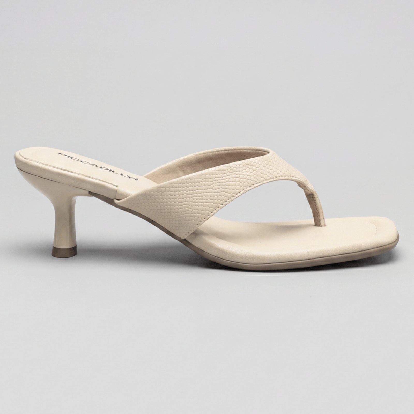 Tamanco Rita Salto Alto Off White