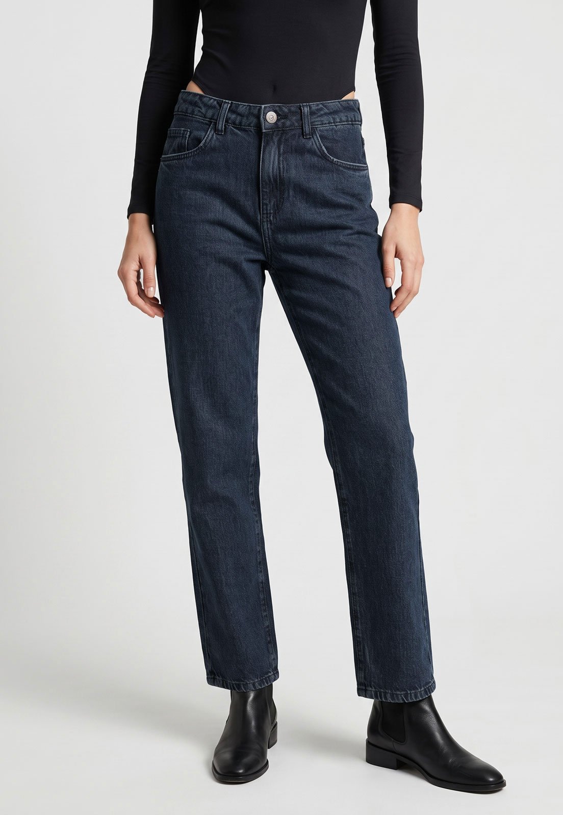 Calça Jeans Sawary Reta Pockets Azul