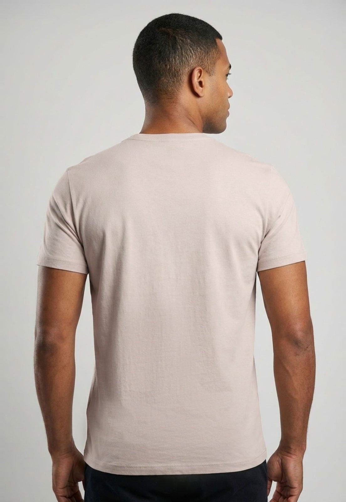 Vista 3 Camiseta Masculina Colcci Logo Metalizada rosa Colcci rosa