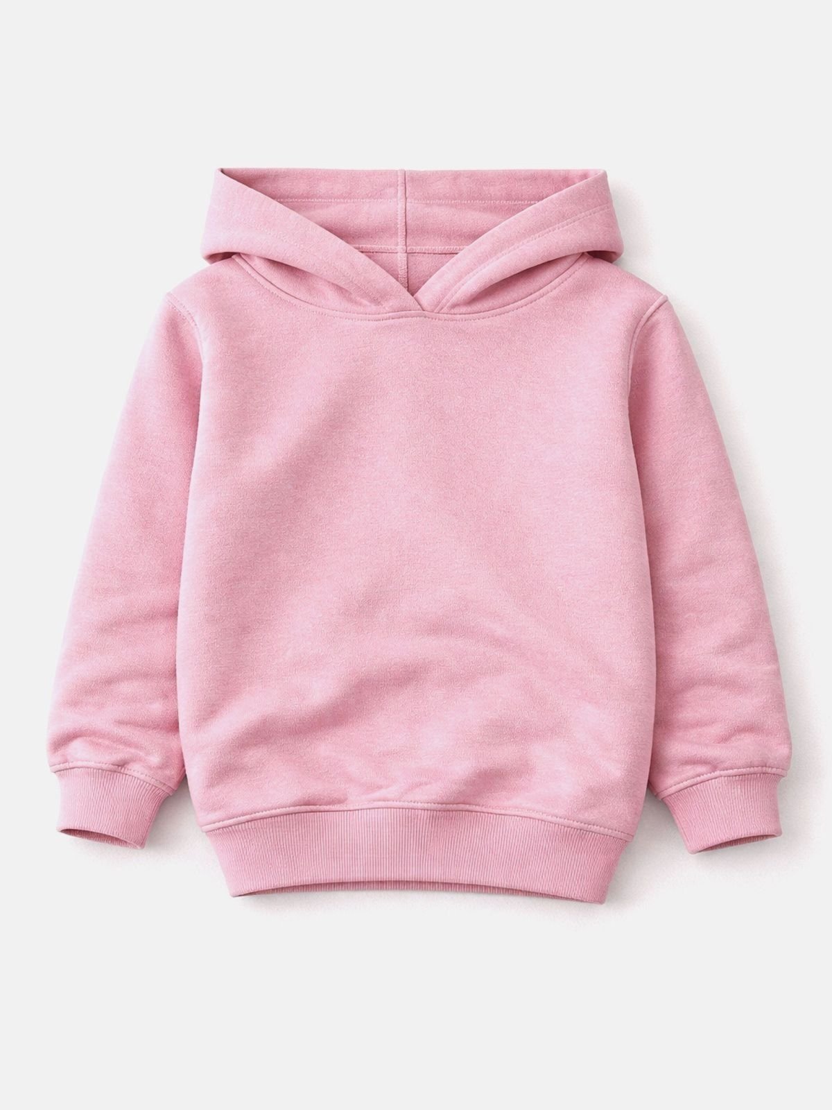 Infantil - Blusão Moletom Peluciado Básico - Rosa