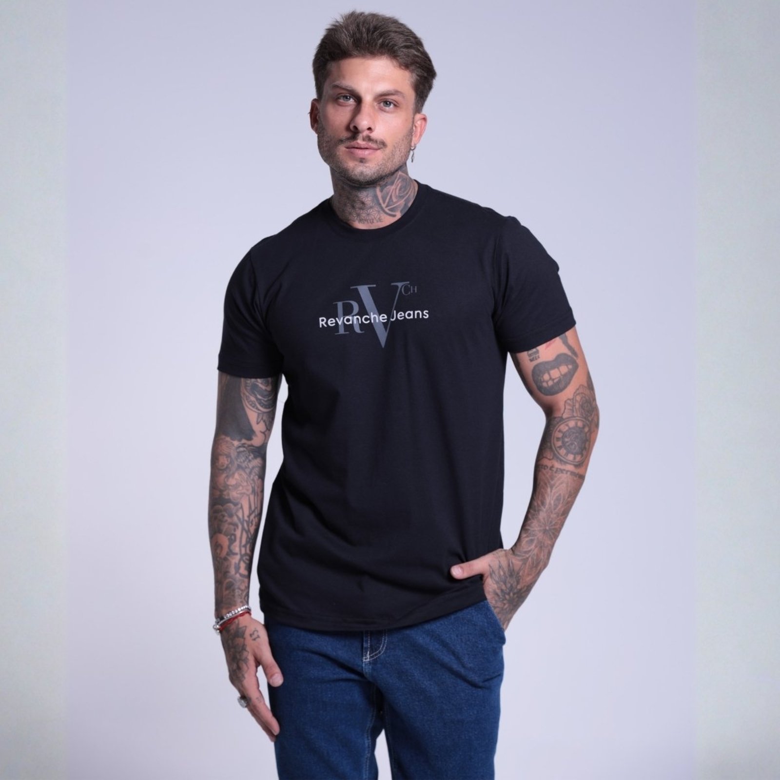 Camiseta Estampada Masculino Revanche Tibete